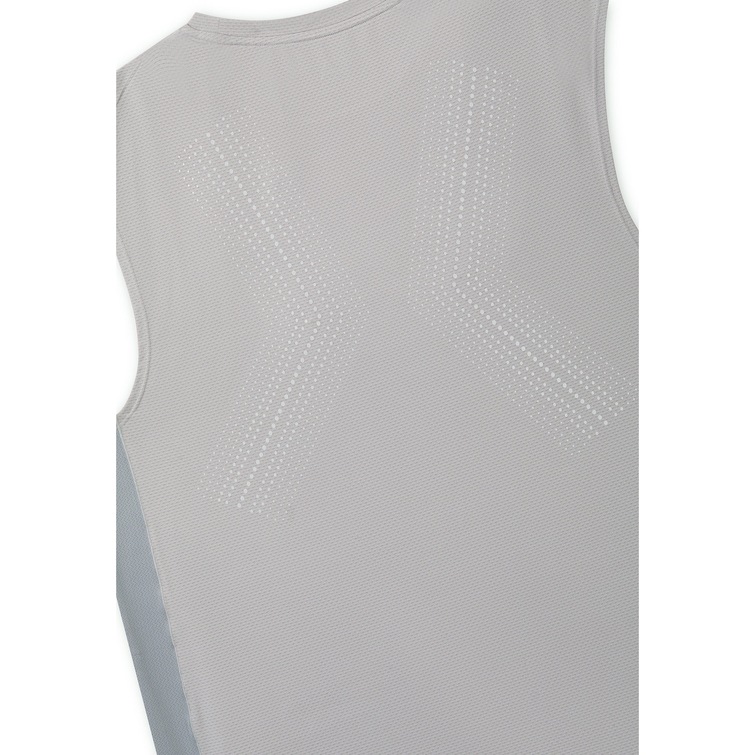 Men's Mesh Panelled Tank - Grey