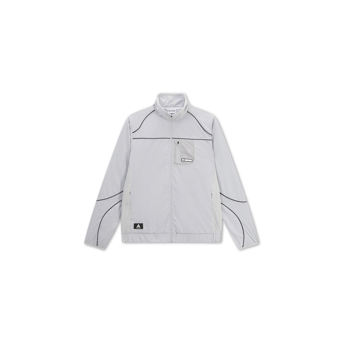 Men's Woven Tech Track Jacket - Grey
