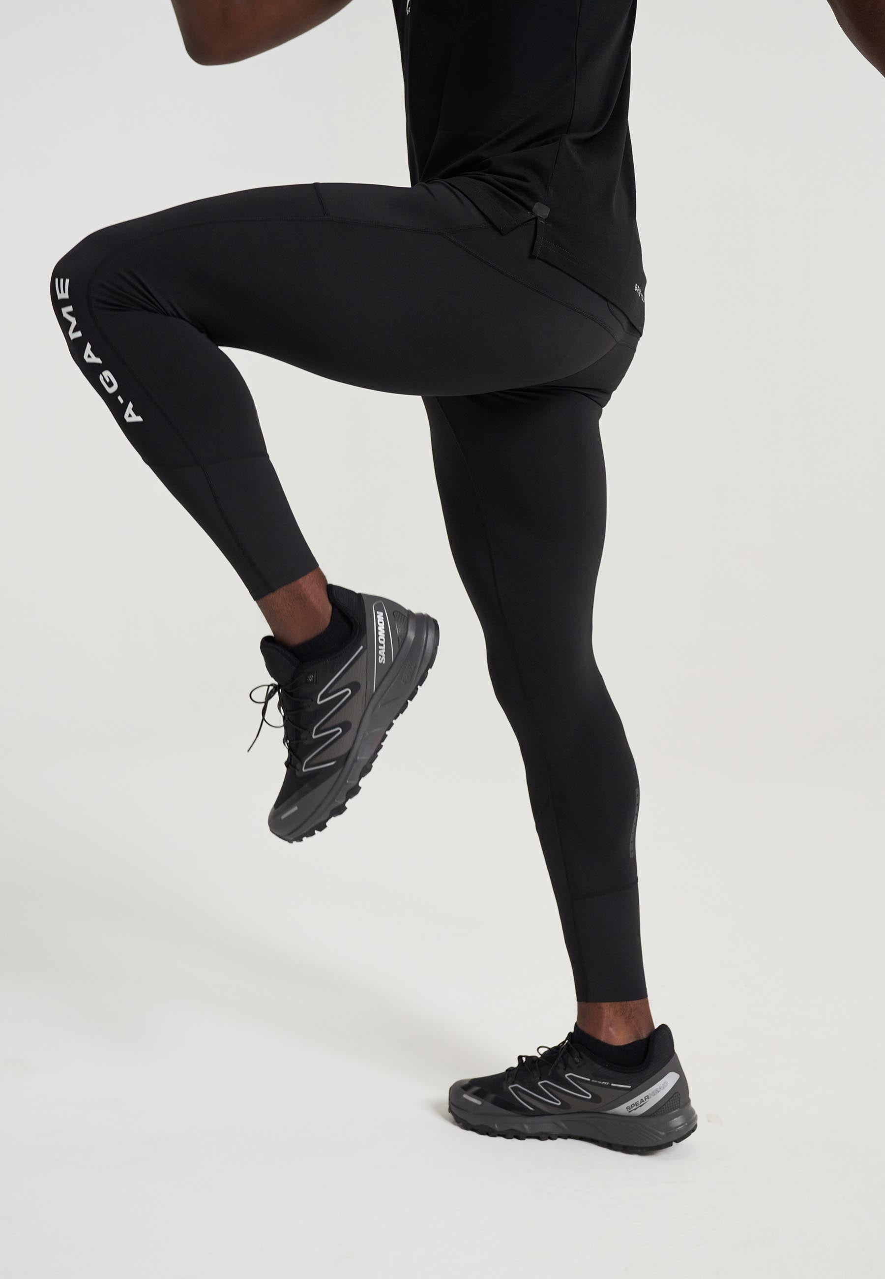 MENS A-GAME TRAINING TIGHT - BLACK