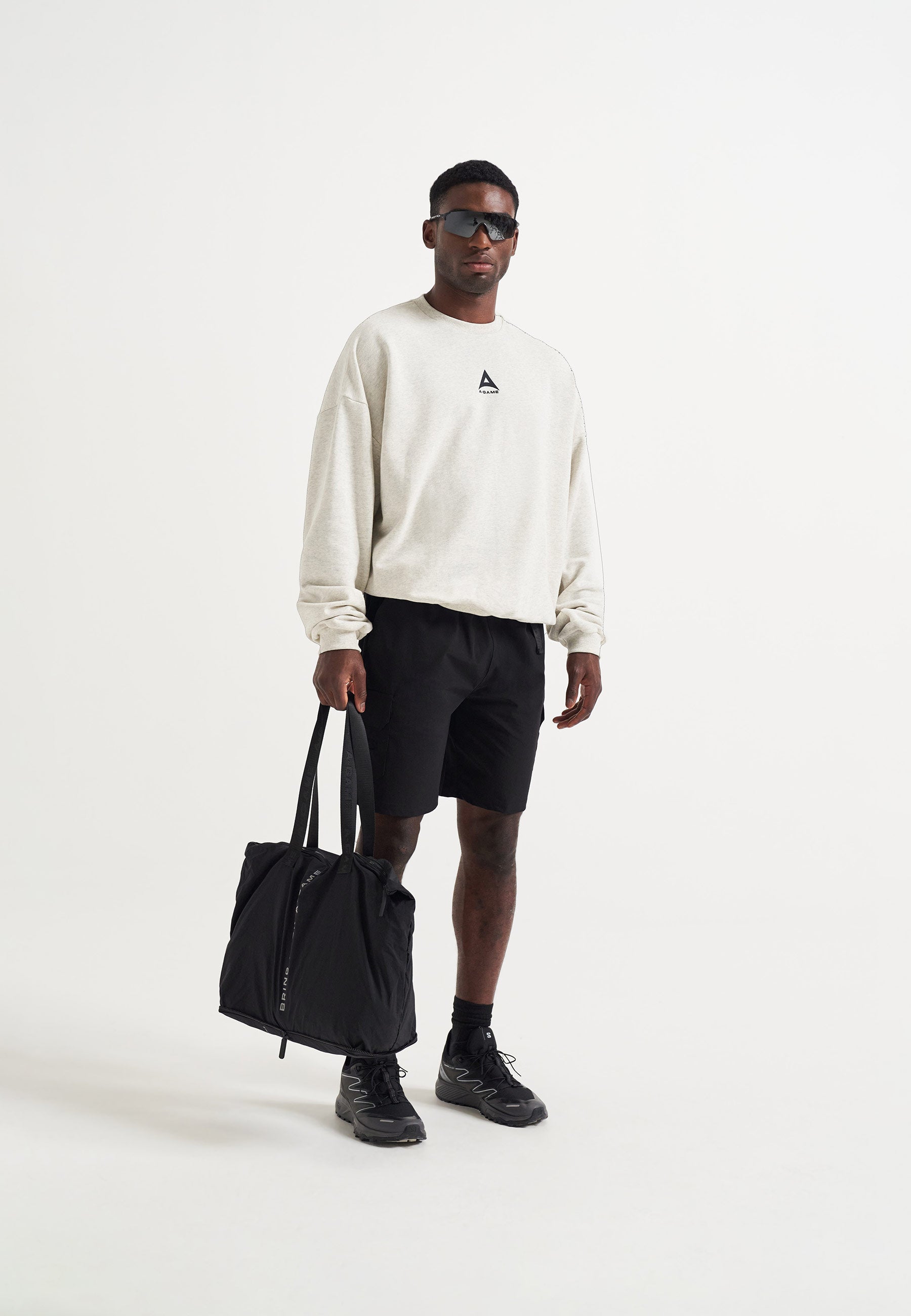 A-GAME PACKABLE TOTE - BLACK