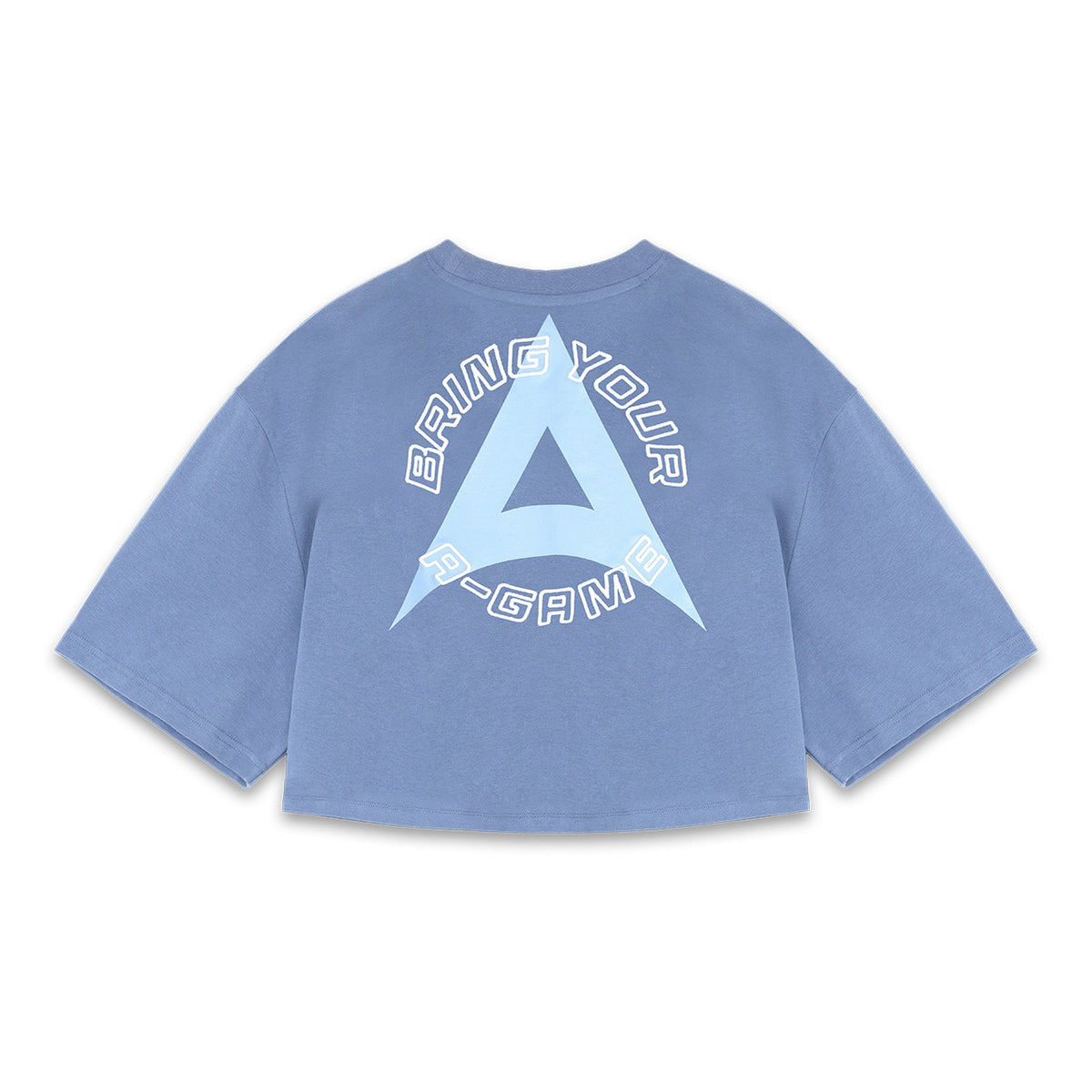 Women's Relaxed Cropped T-Shirt - Elemental Blue