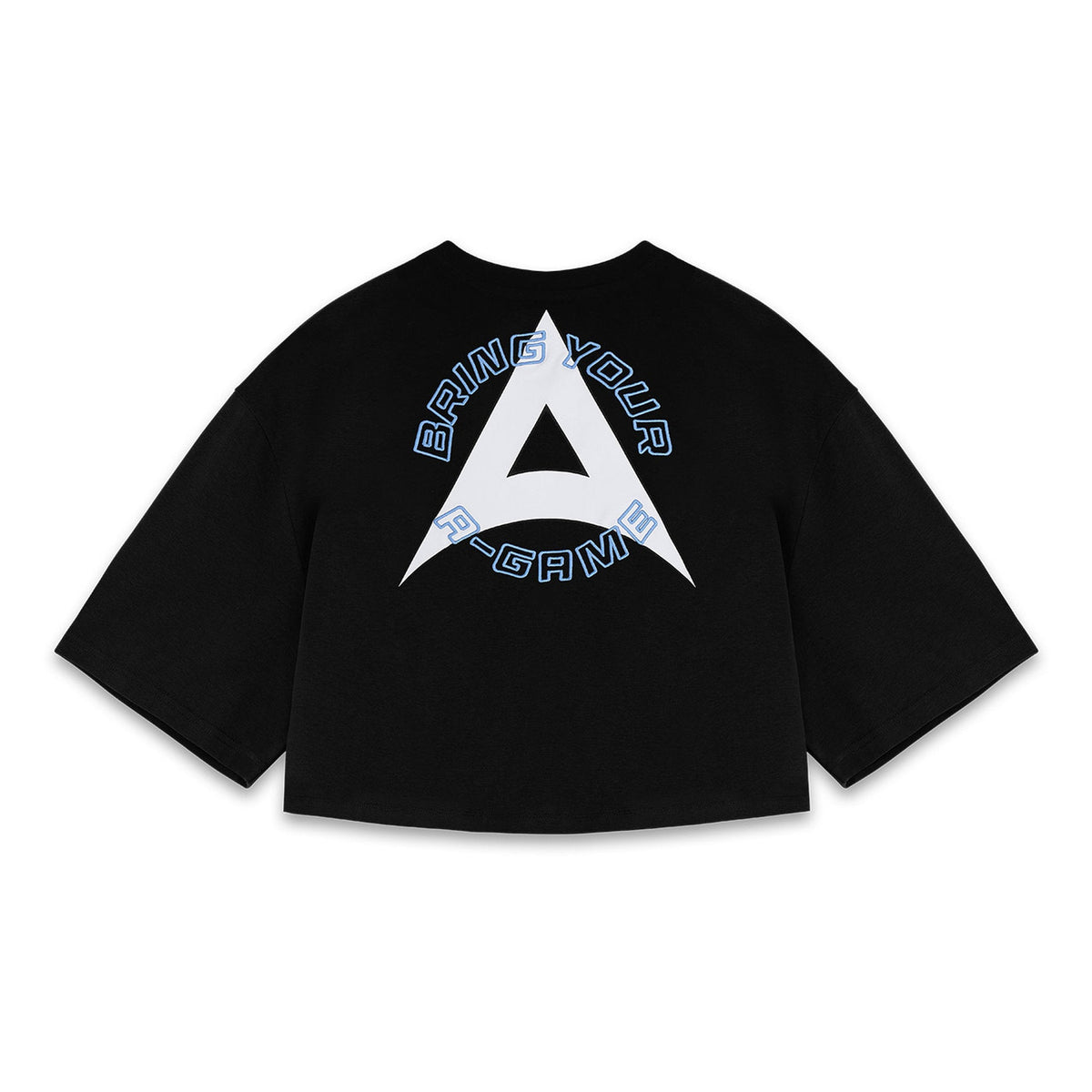 Women's Relaxed Cropped T-Shirt - Black