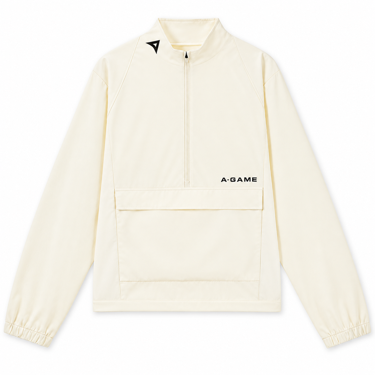 Women's Half Zip Pullover Jacket - Ecru