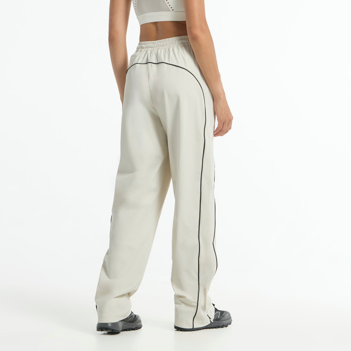Women's Woven Joggers - Ecru