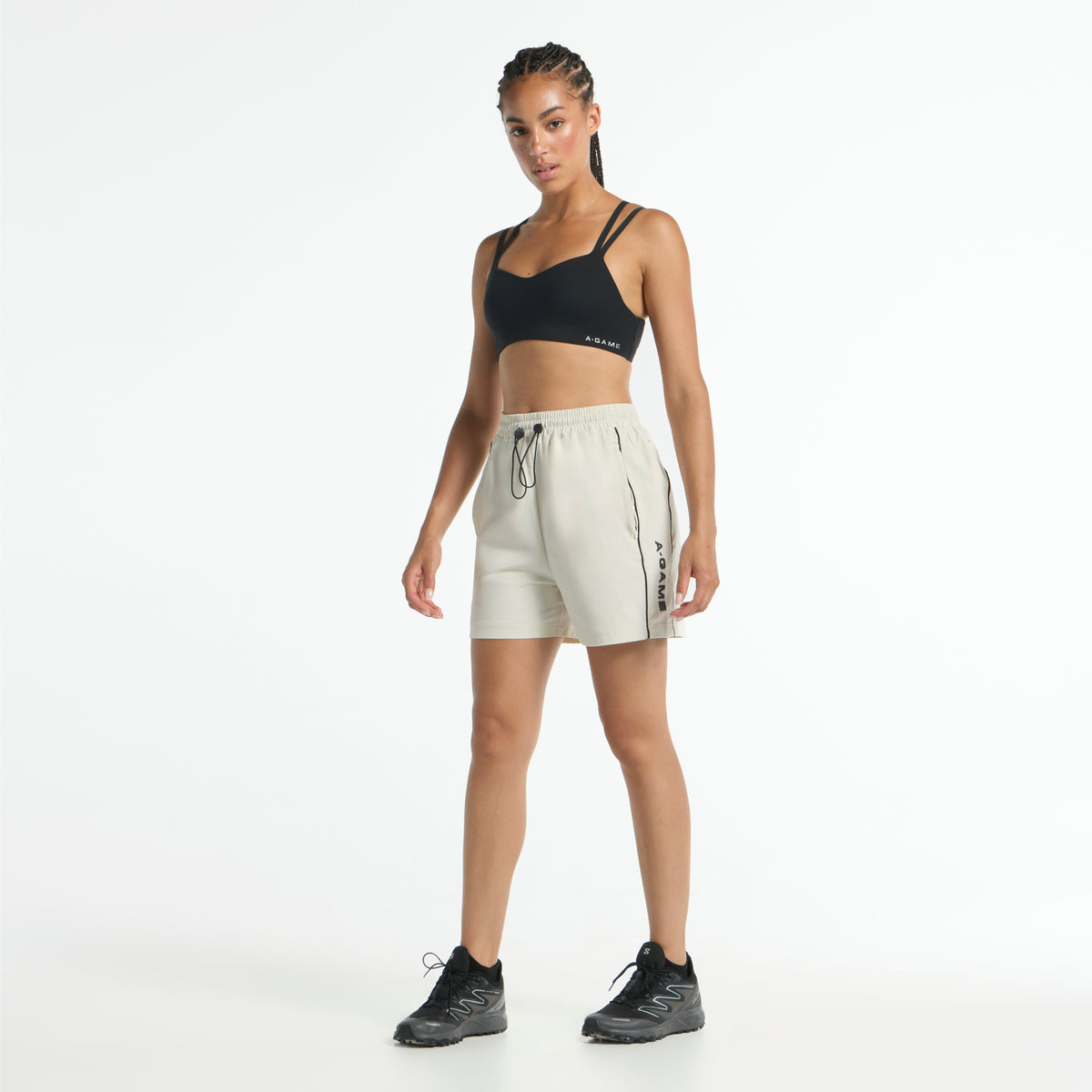 Women's Woven Shorts - Ecru