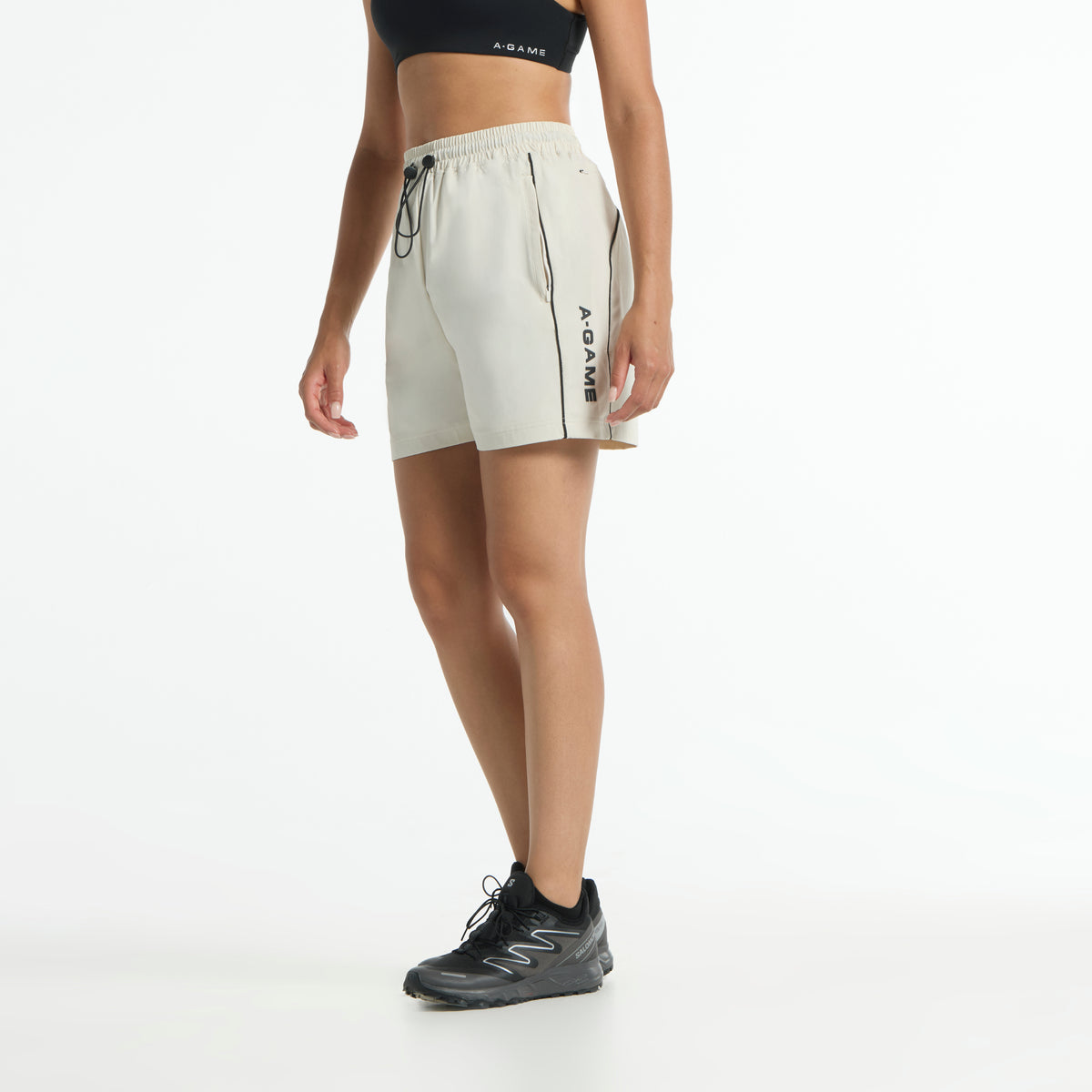 Women's Woven Shorts - Ecru