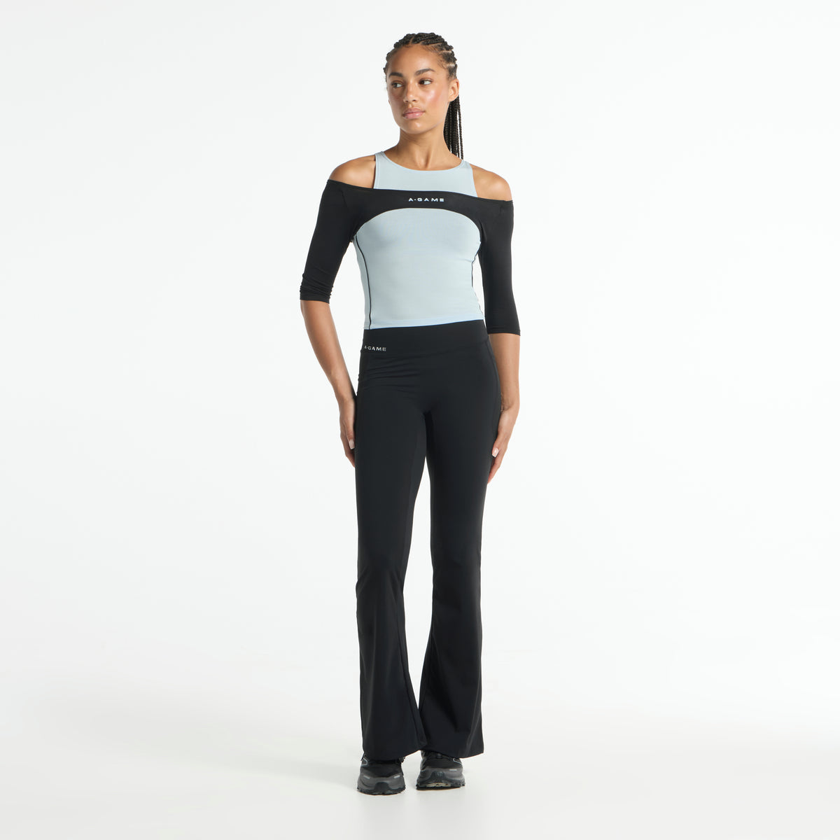 Women's Layered Tank - Pale Blue