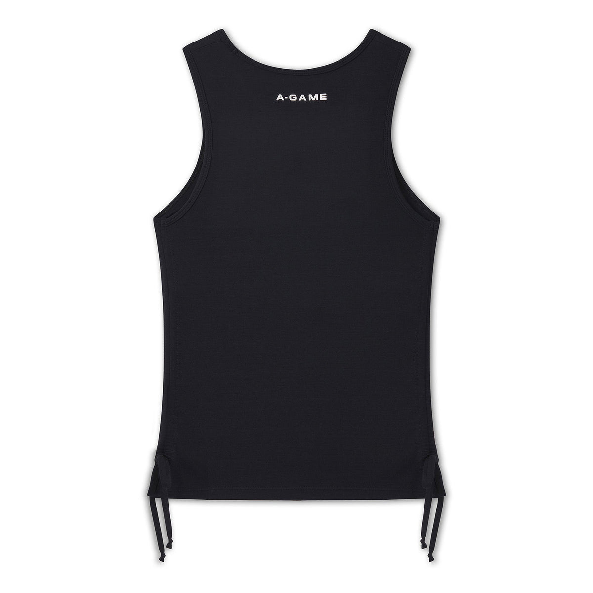 Women's Ruched Side Tank - Black