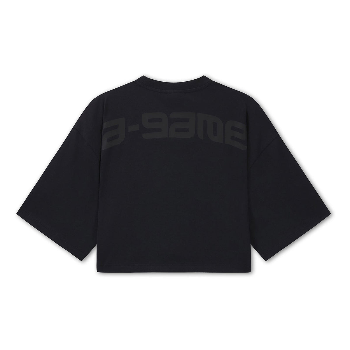 Women's Cropped Graphic T-Shirt - Black