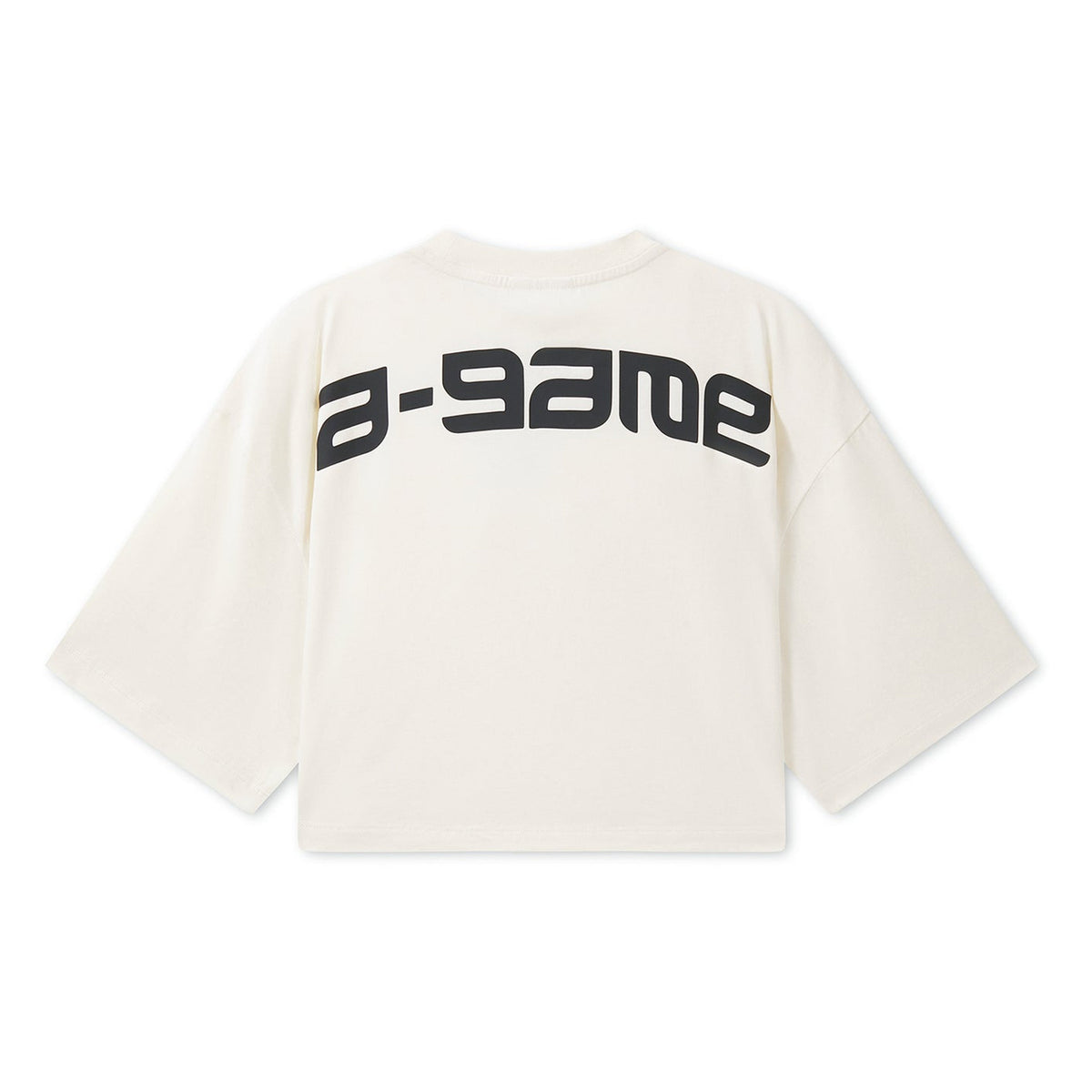 Women's Cropped Graphic T-Shirt - Ecru