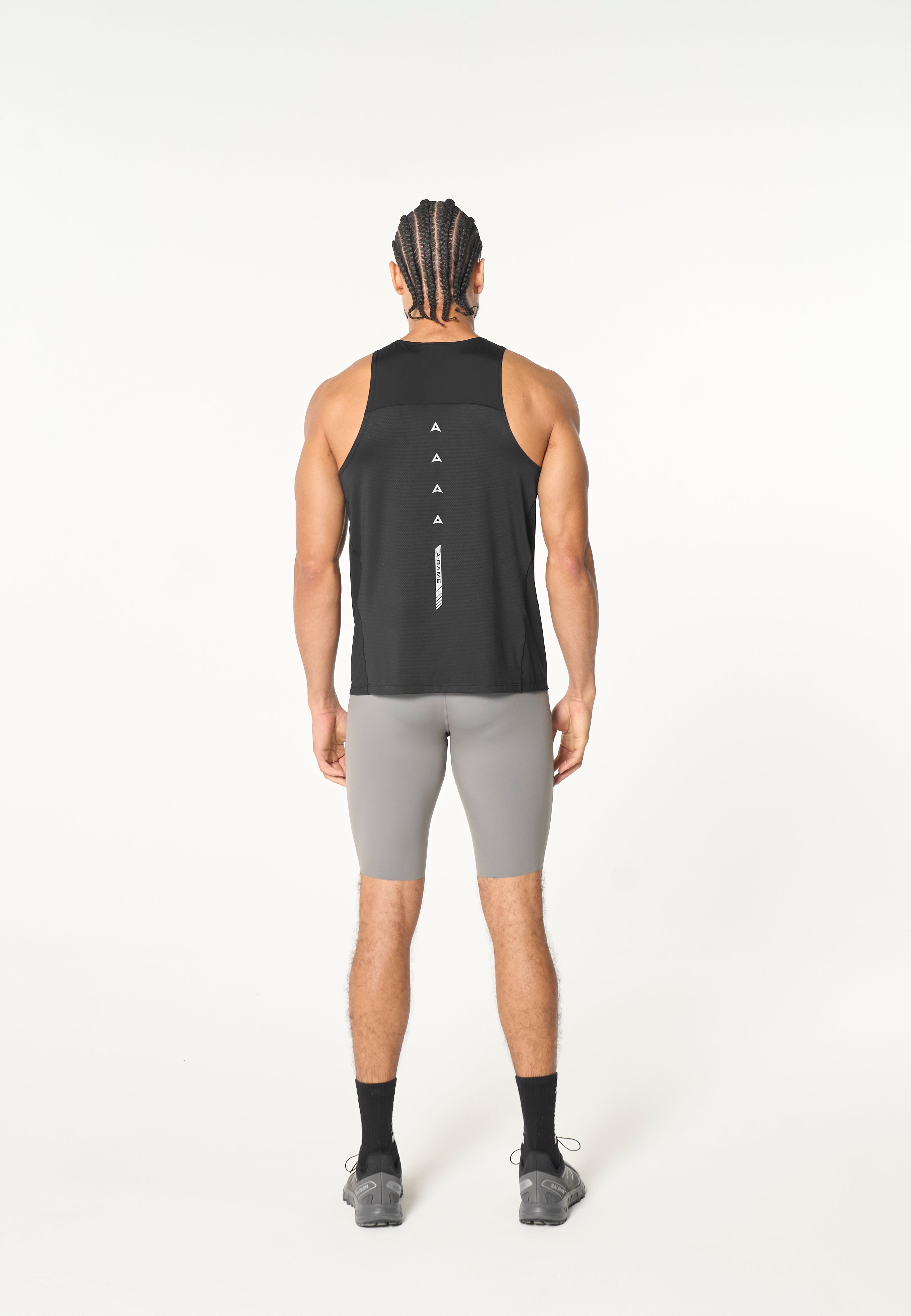 Men's Training Half Tight - Charcoal
