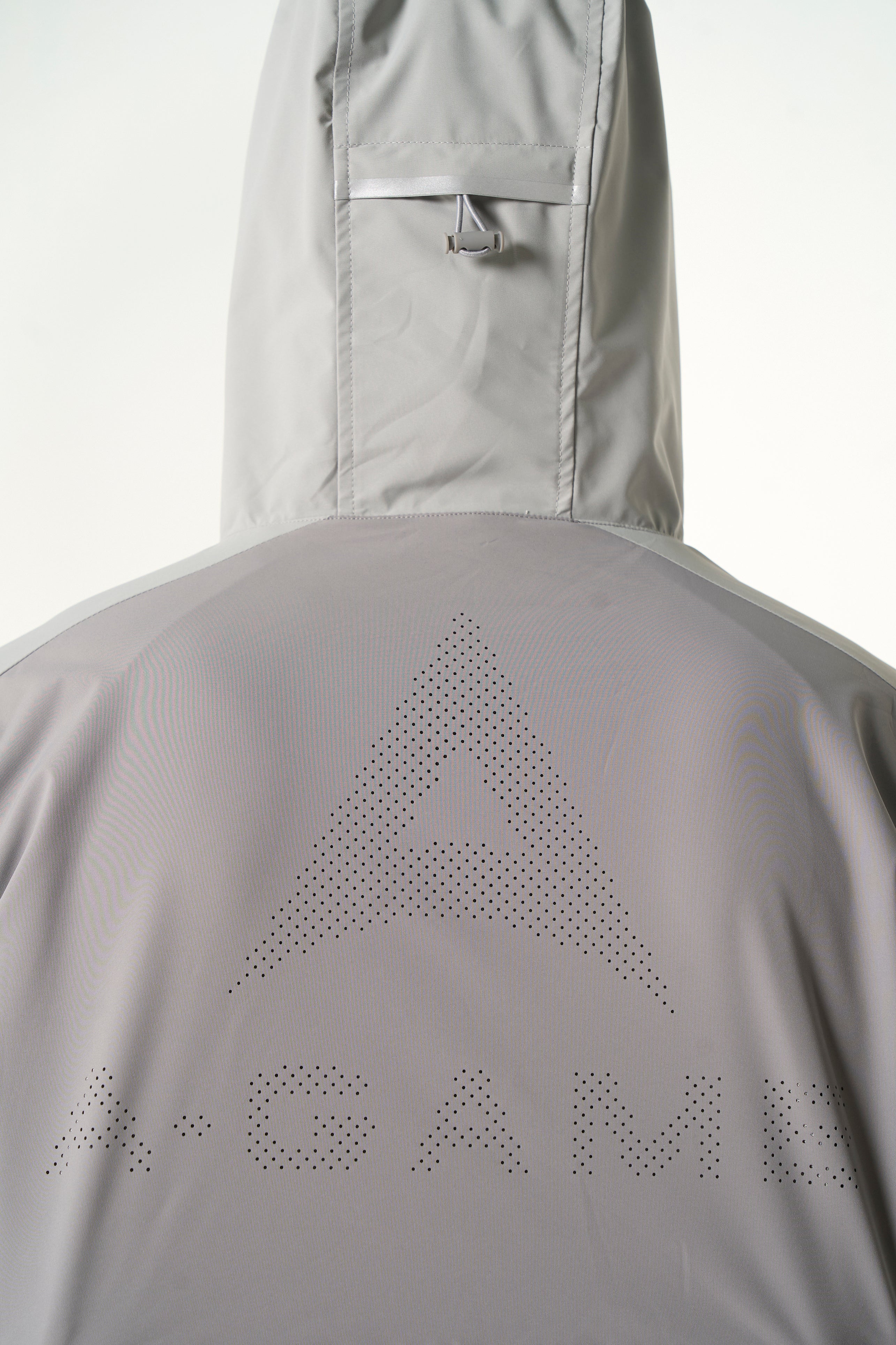 MENS PANELLED LIGHTWEIGHT JACKET - GREY / DK GREY