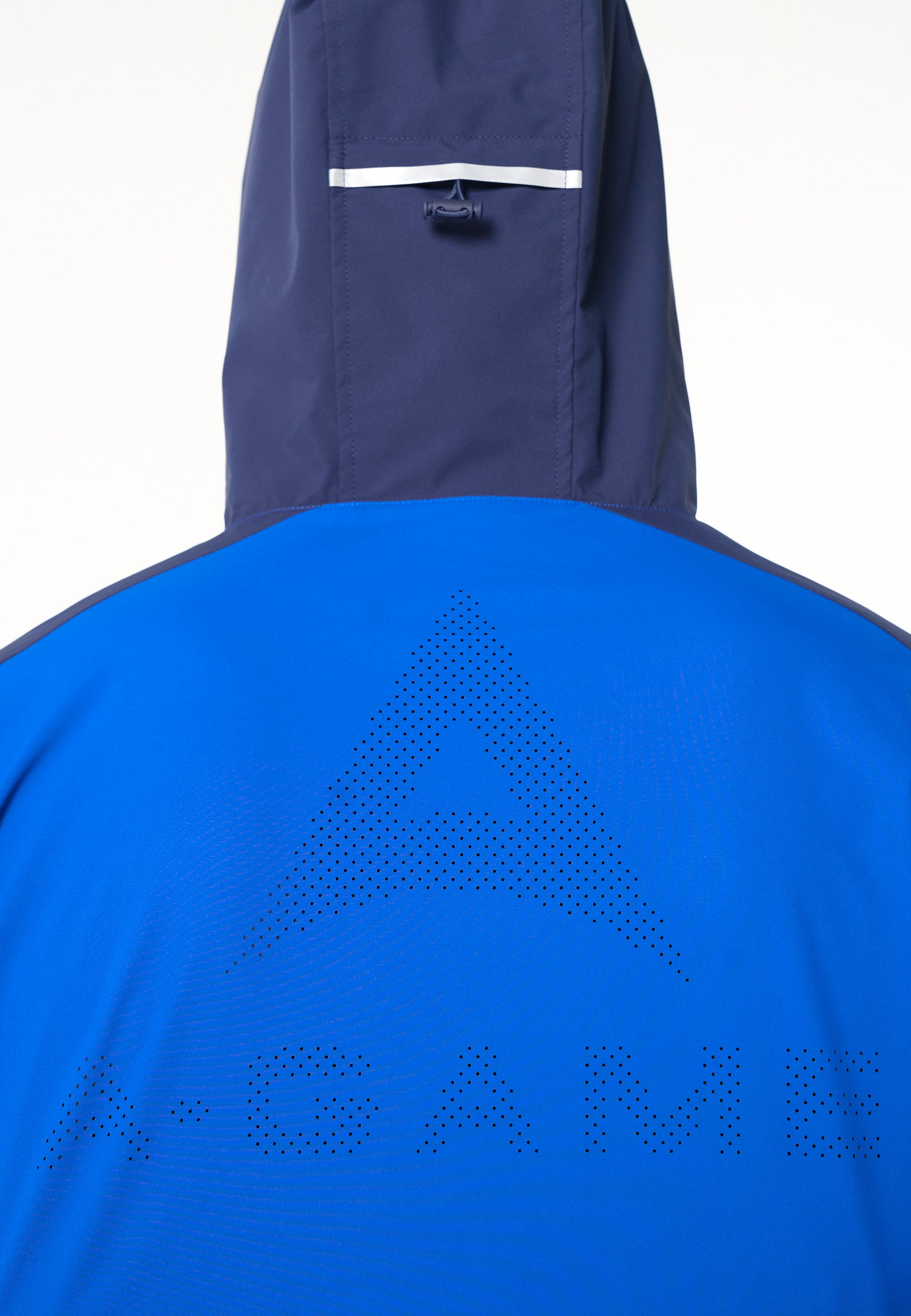 MENS PANELLED LIGHTWEIGHT JACKET - NAVY / COBALT BLUE