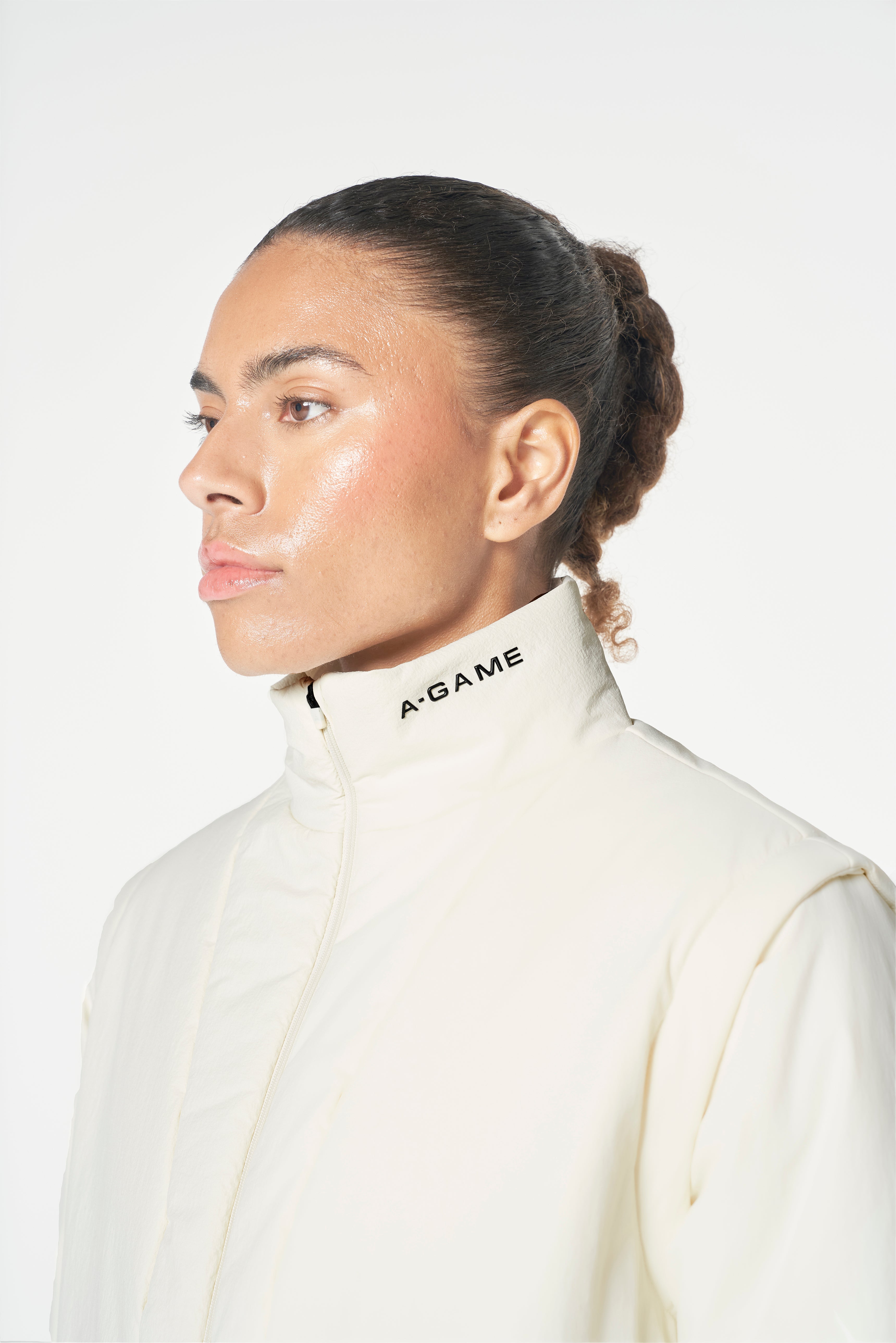 WOMENS LIGHT WEIGHT PADDED JACKET - ECRU