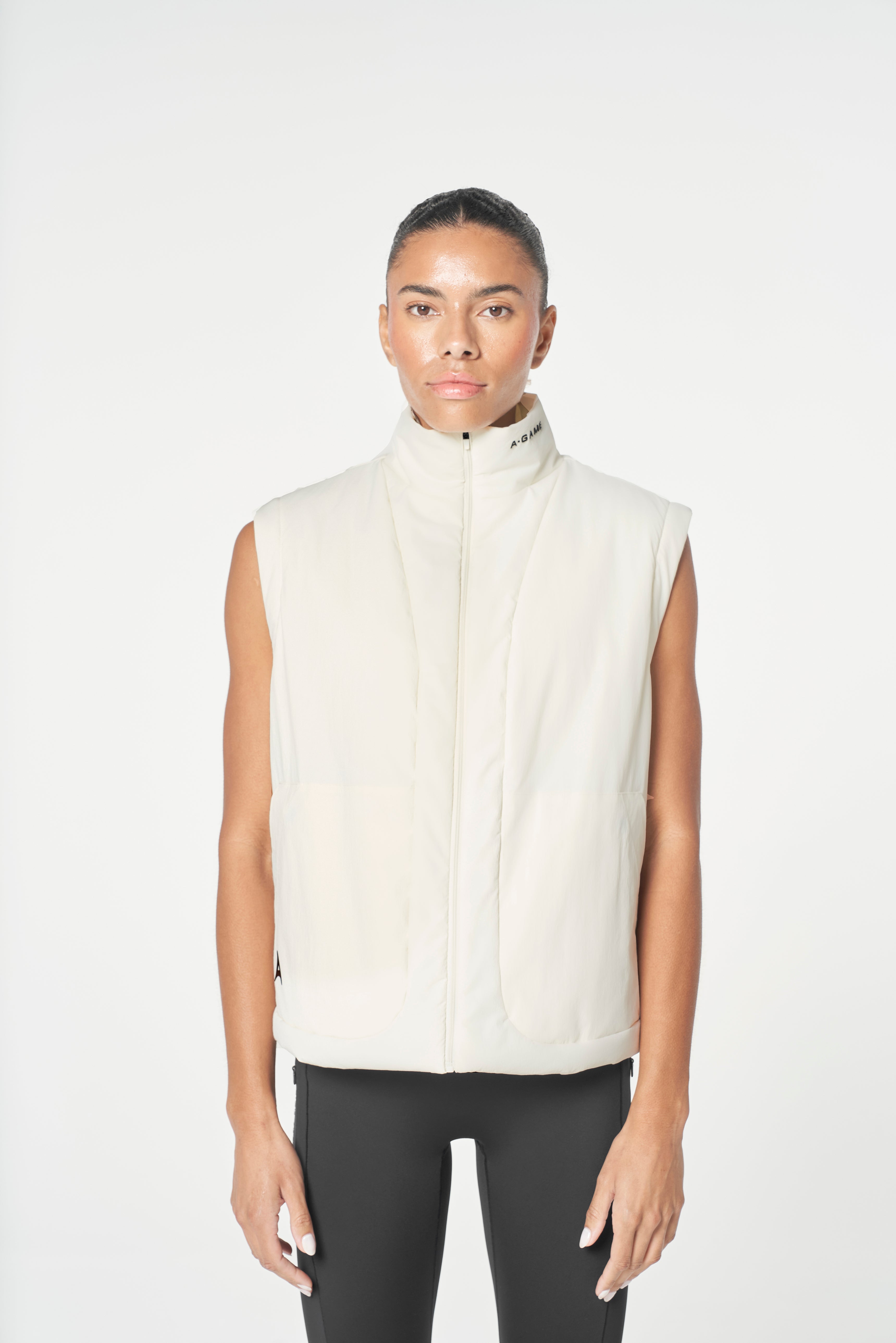 WOMENS LIGHT WEIGHT PADDED JACKET - ECRU