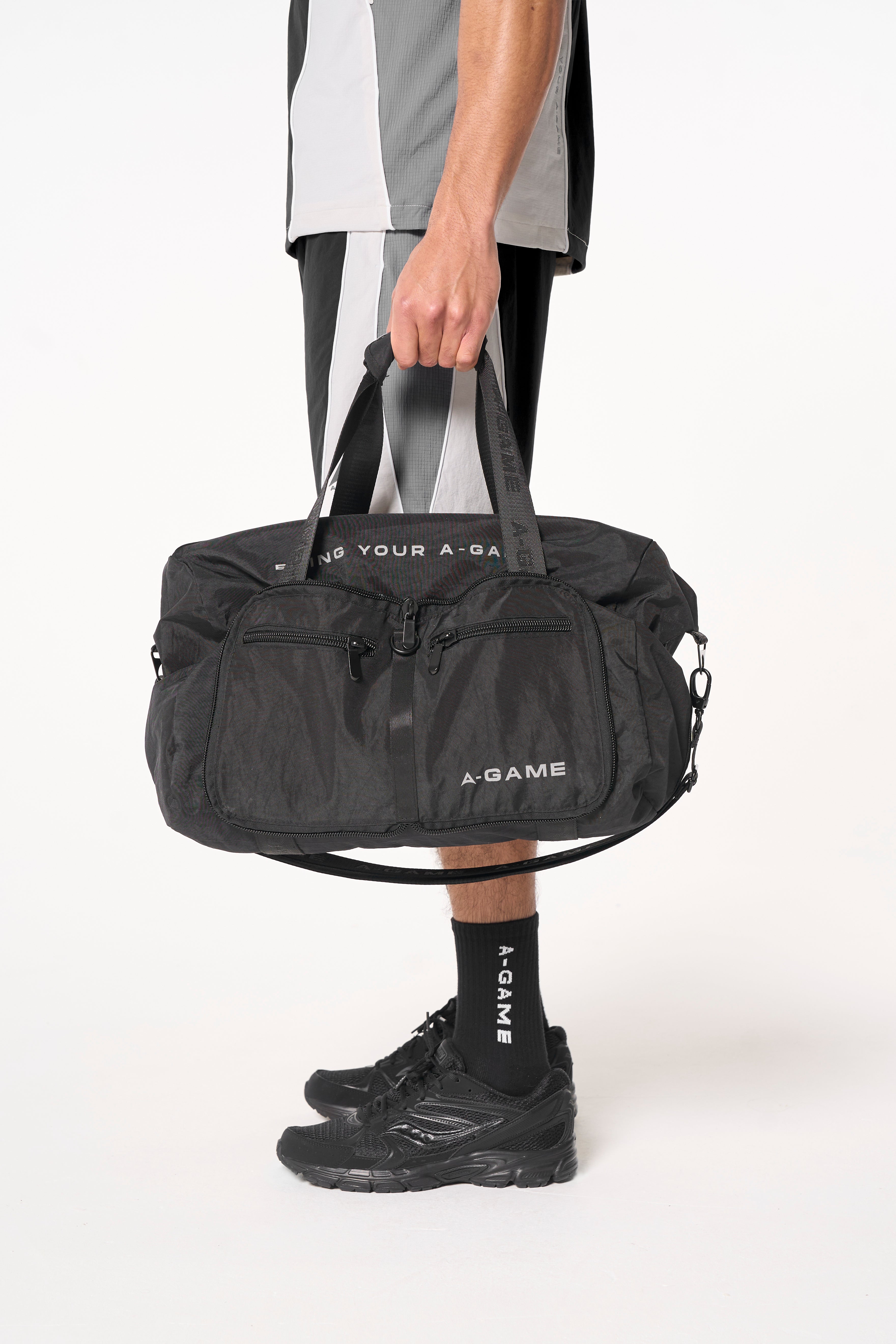 Men's Textured Vest - Black / Lightgrey