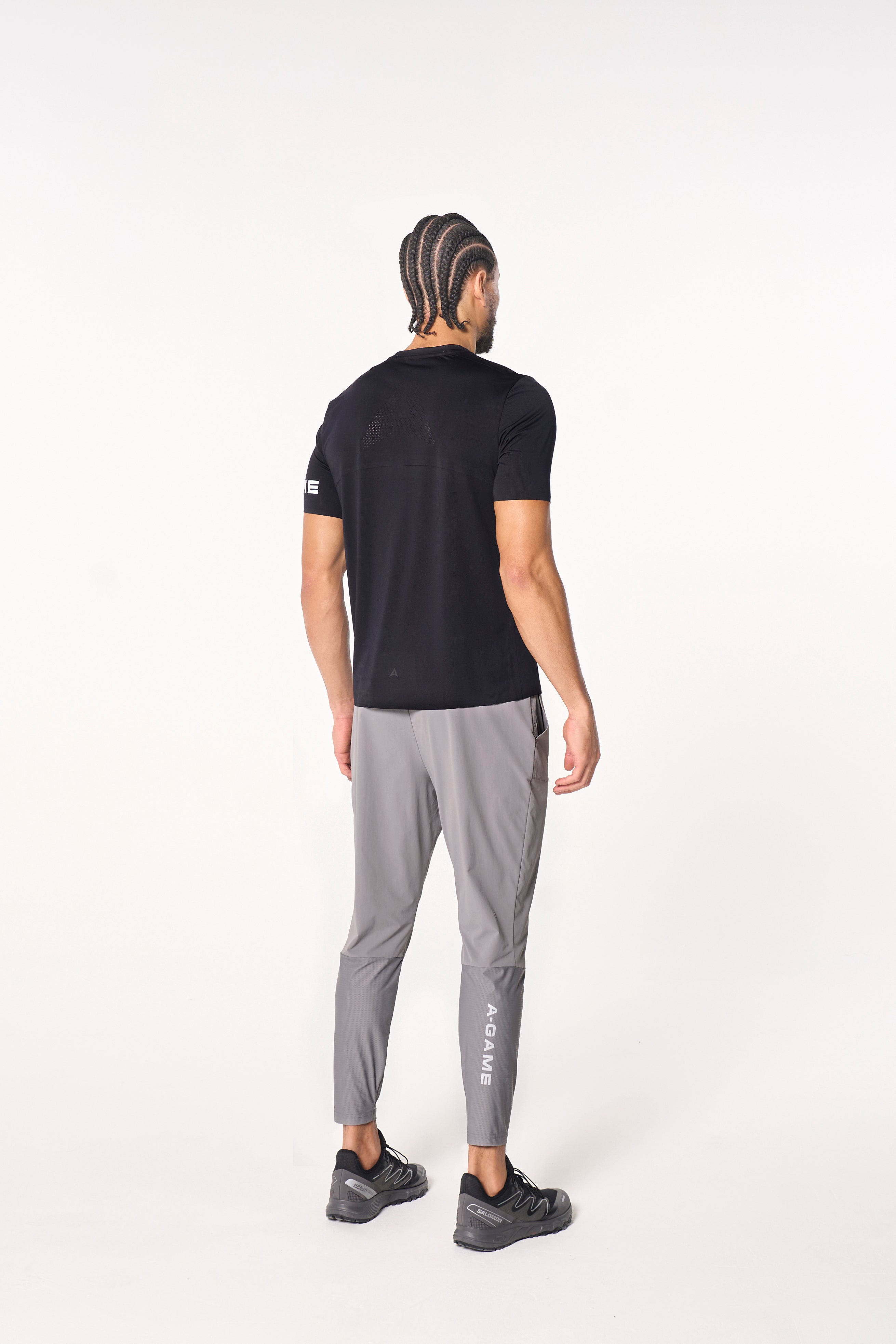 MENS A-GAME PERFORMANCE TRAINING T-SHIRT - BLACK