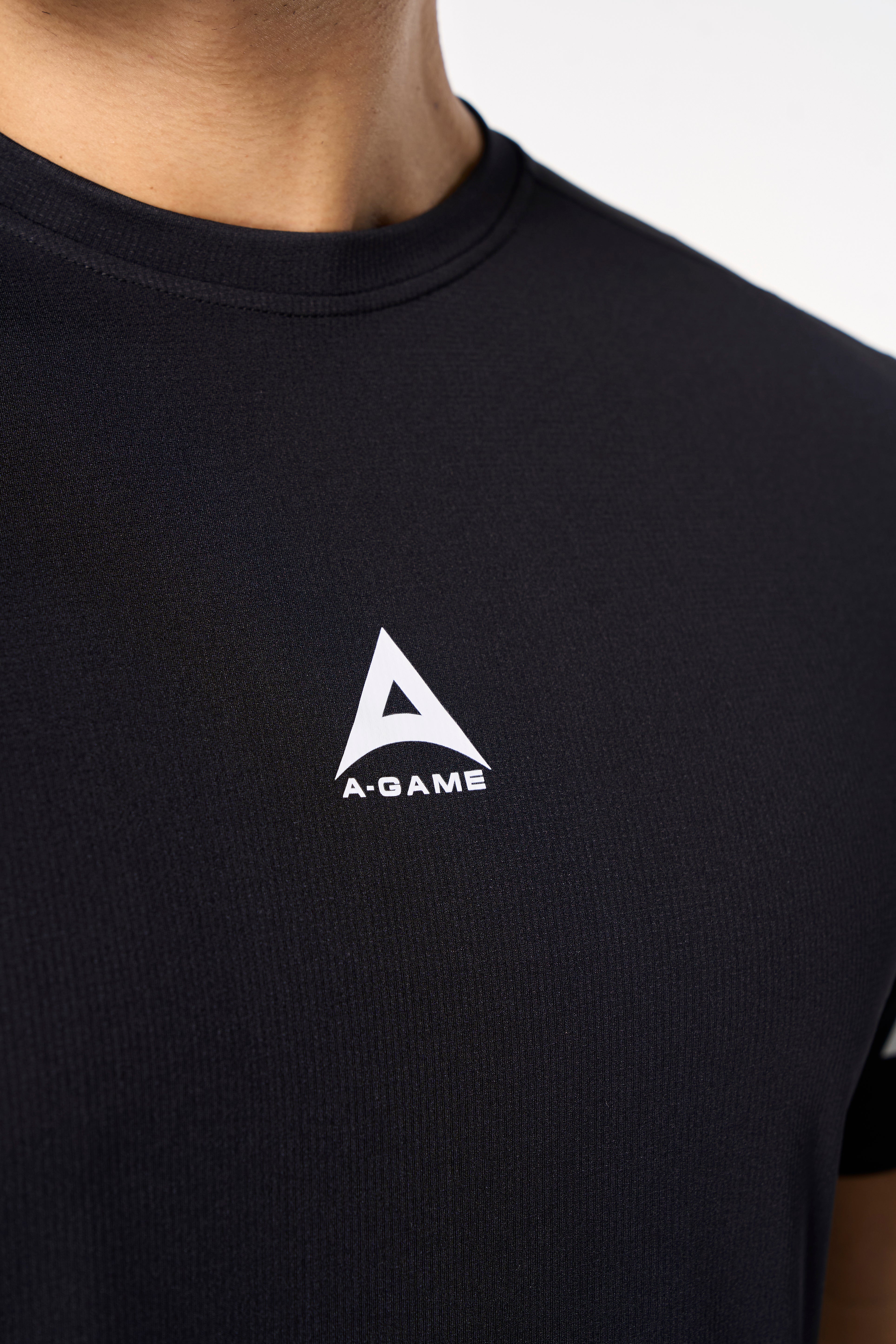 MENS A-GAME PERFORMANCE TRAINING T-SHIRT - BLACK