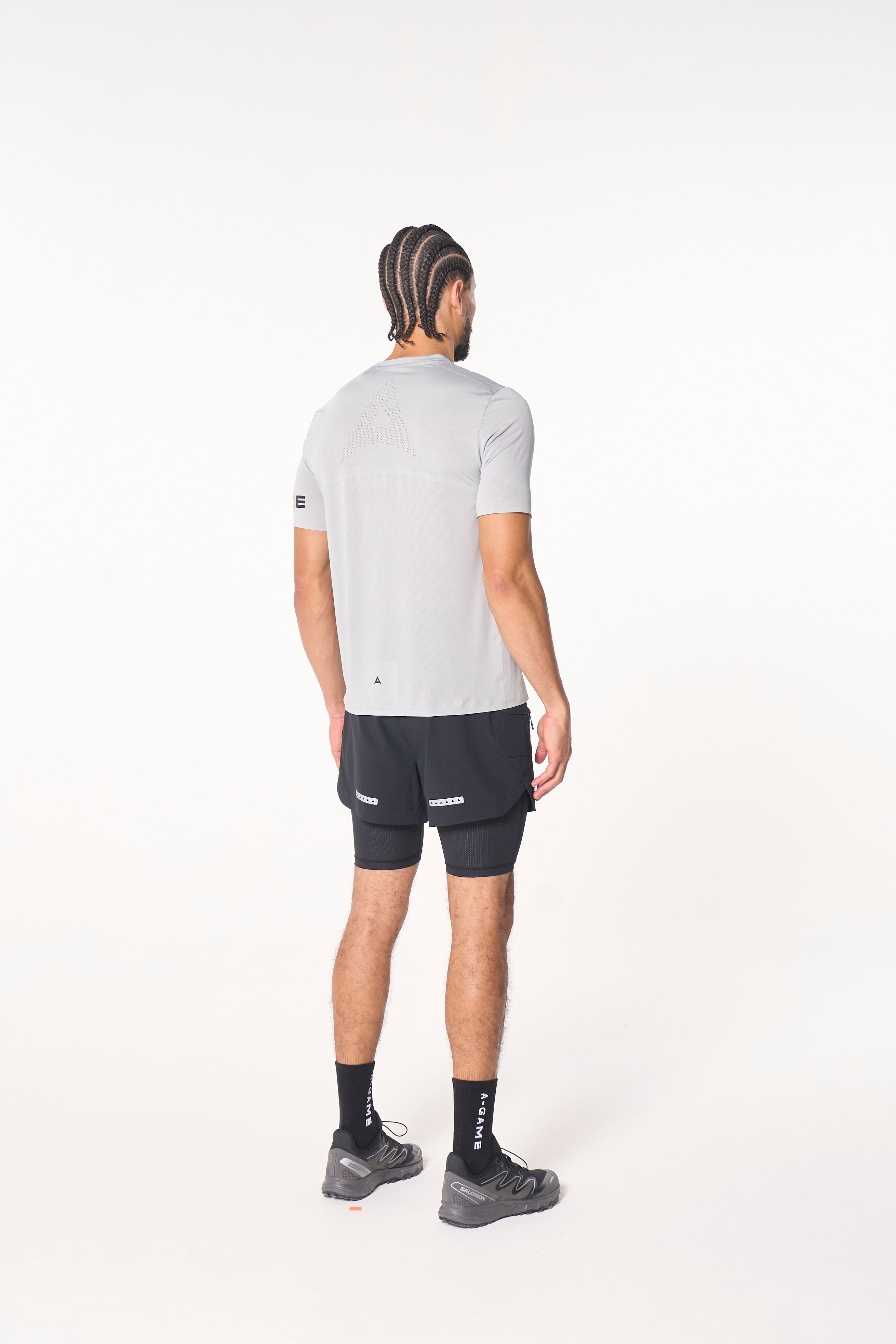 Men's 2-in-1 Cargo Shorts - Black