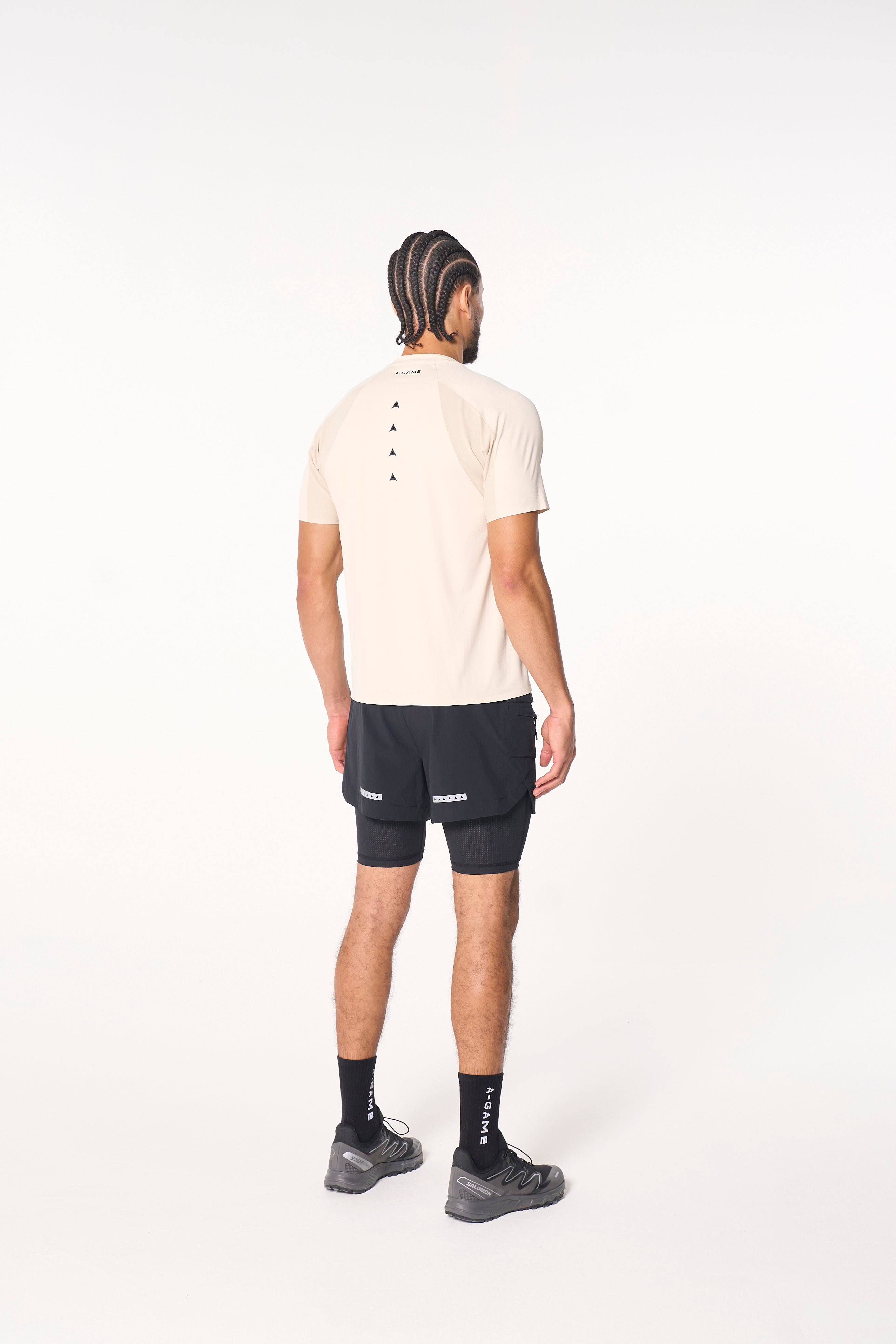 Men's Mesh Performance T-Shirt - Beige