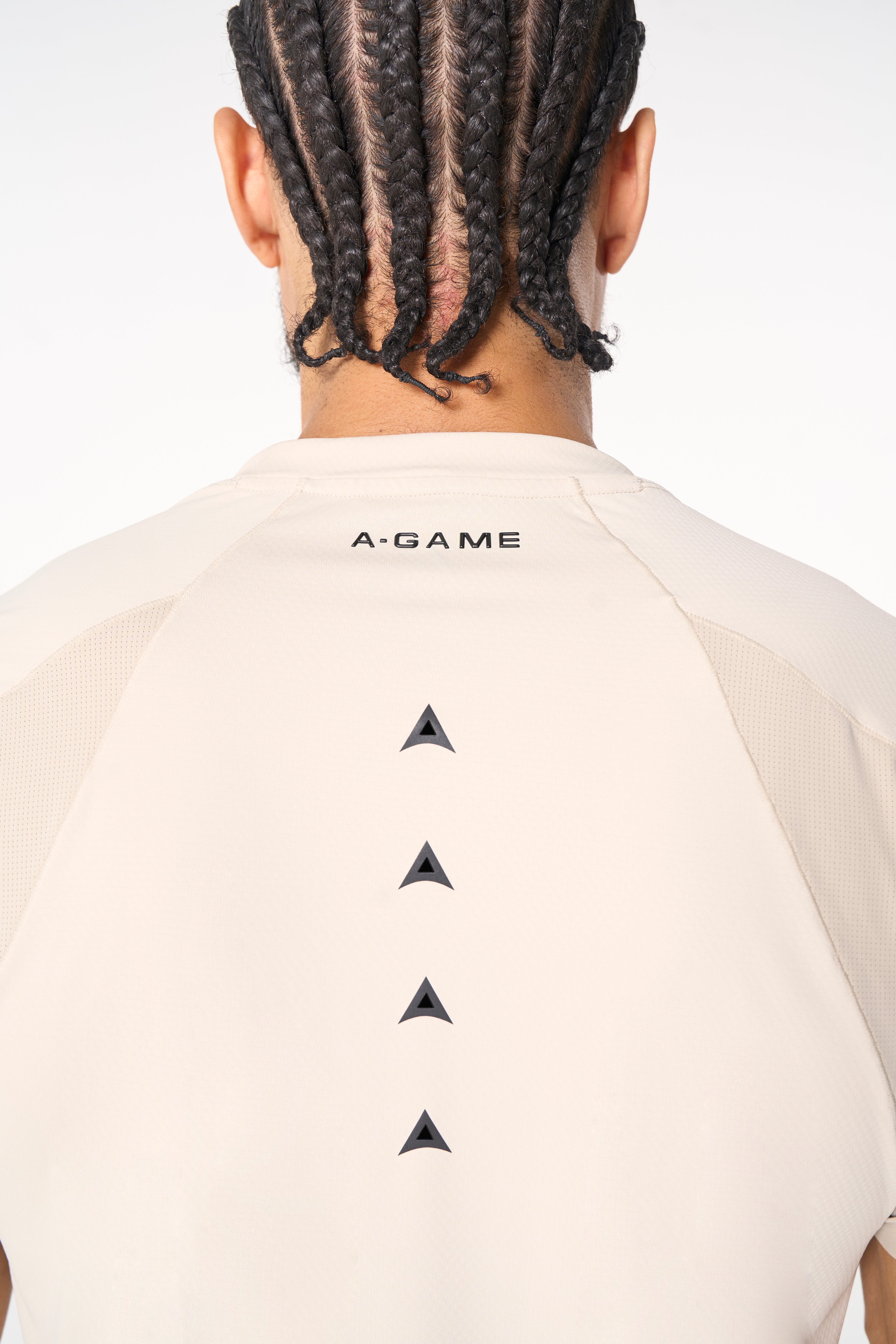 Men's Mesh Performance T-Shirt - Beige