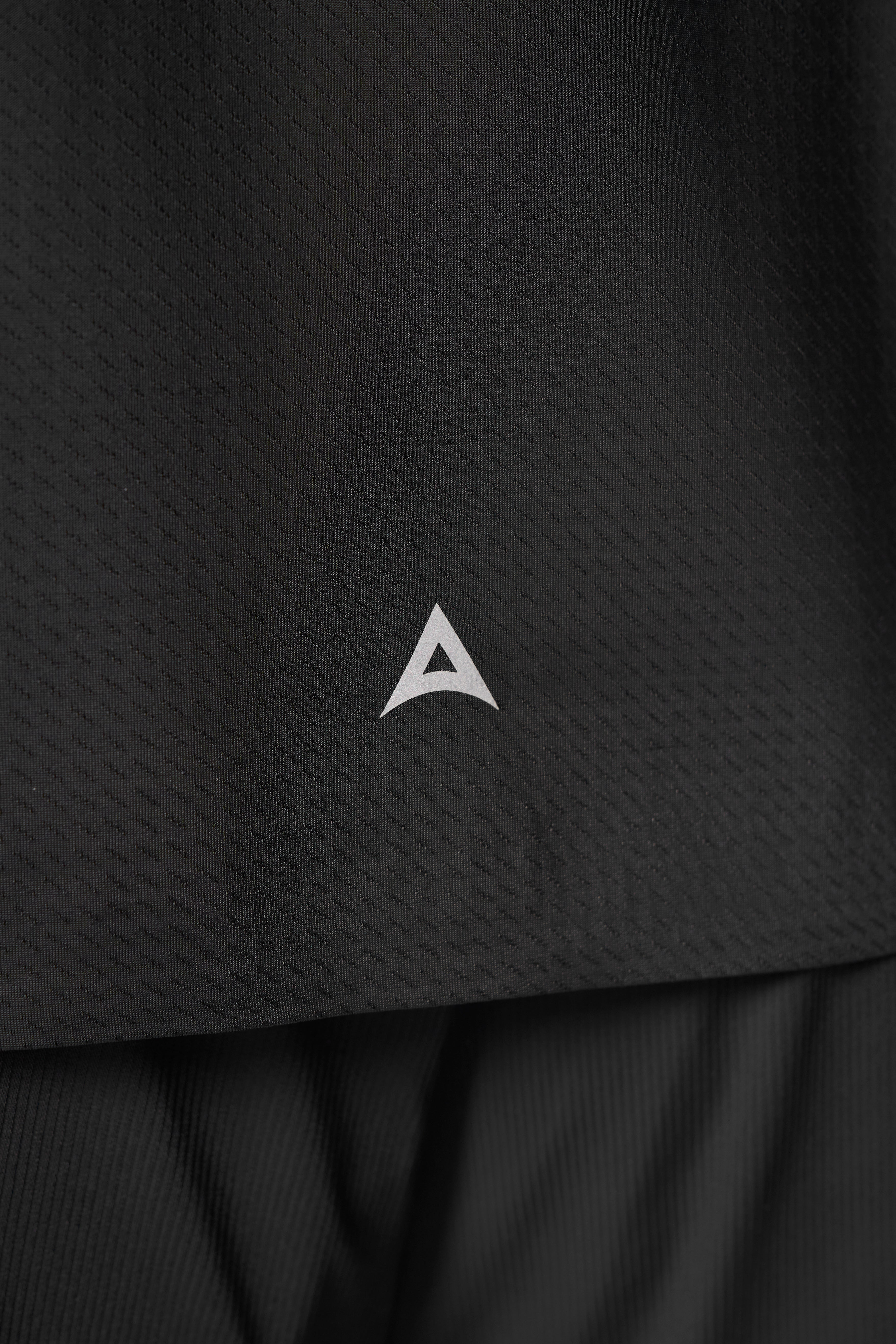 Men's Mesh T-Shirt - Black / Cobalt Blue