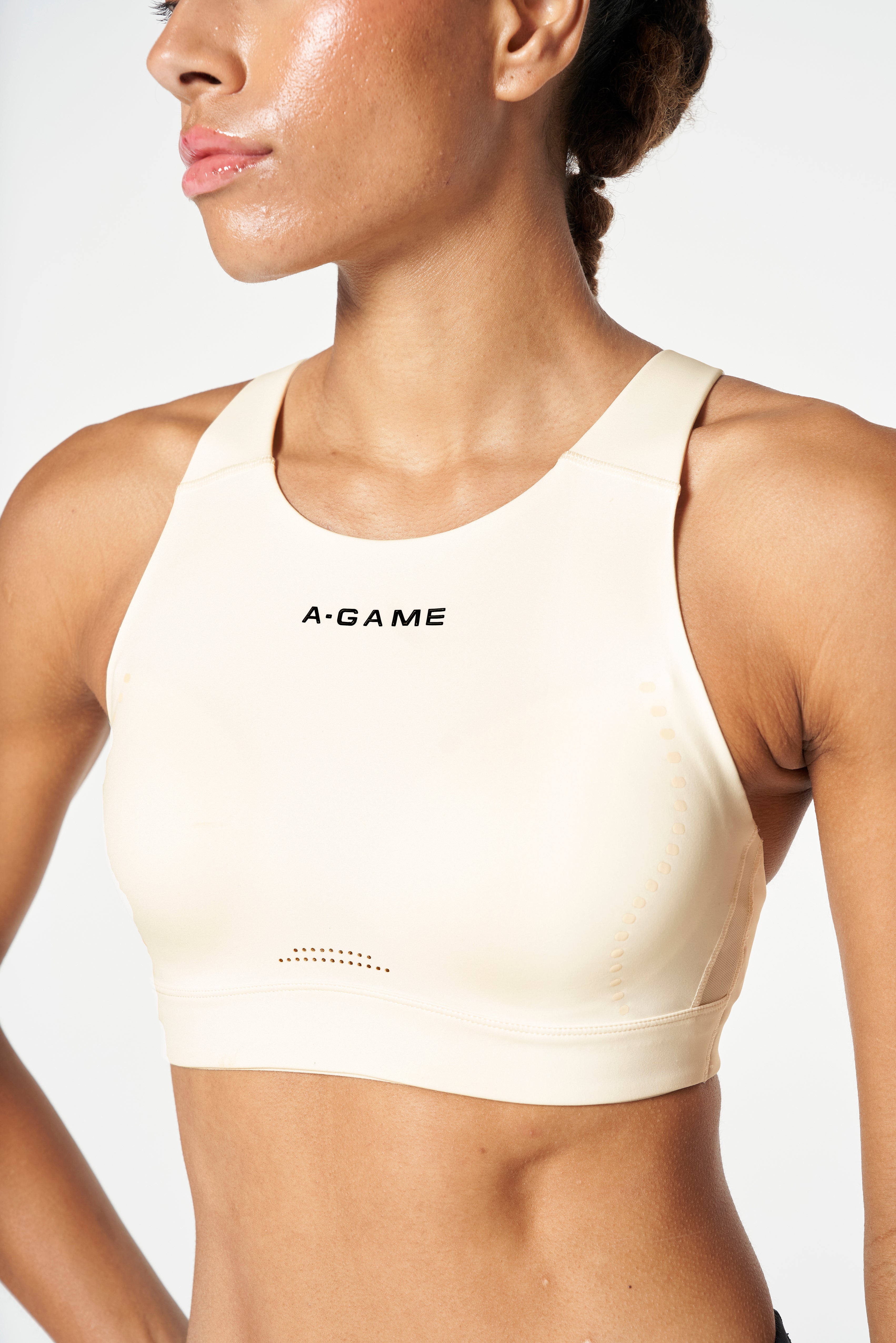 Women's High Support Sports Bra - Ecru