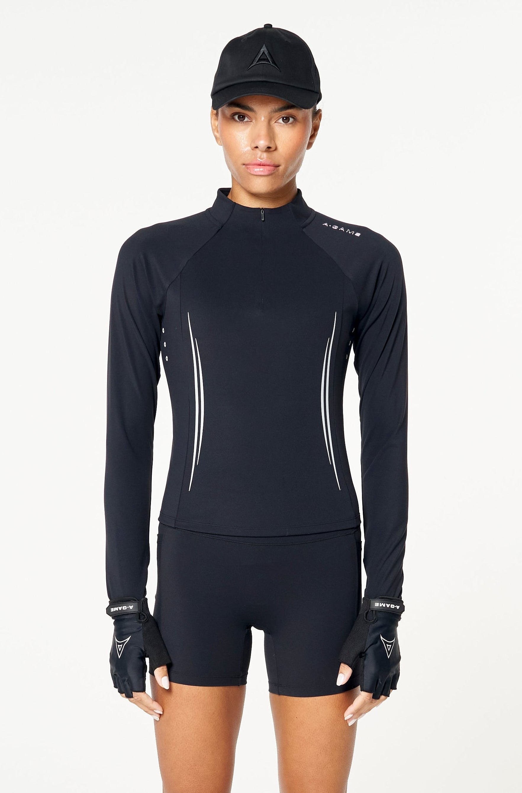 Women's Core Training 1/4 Zip - Black