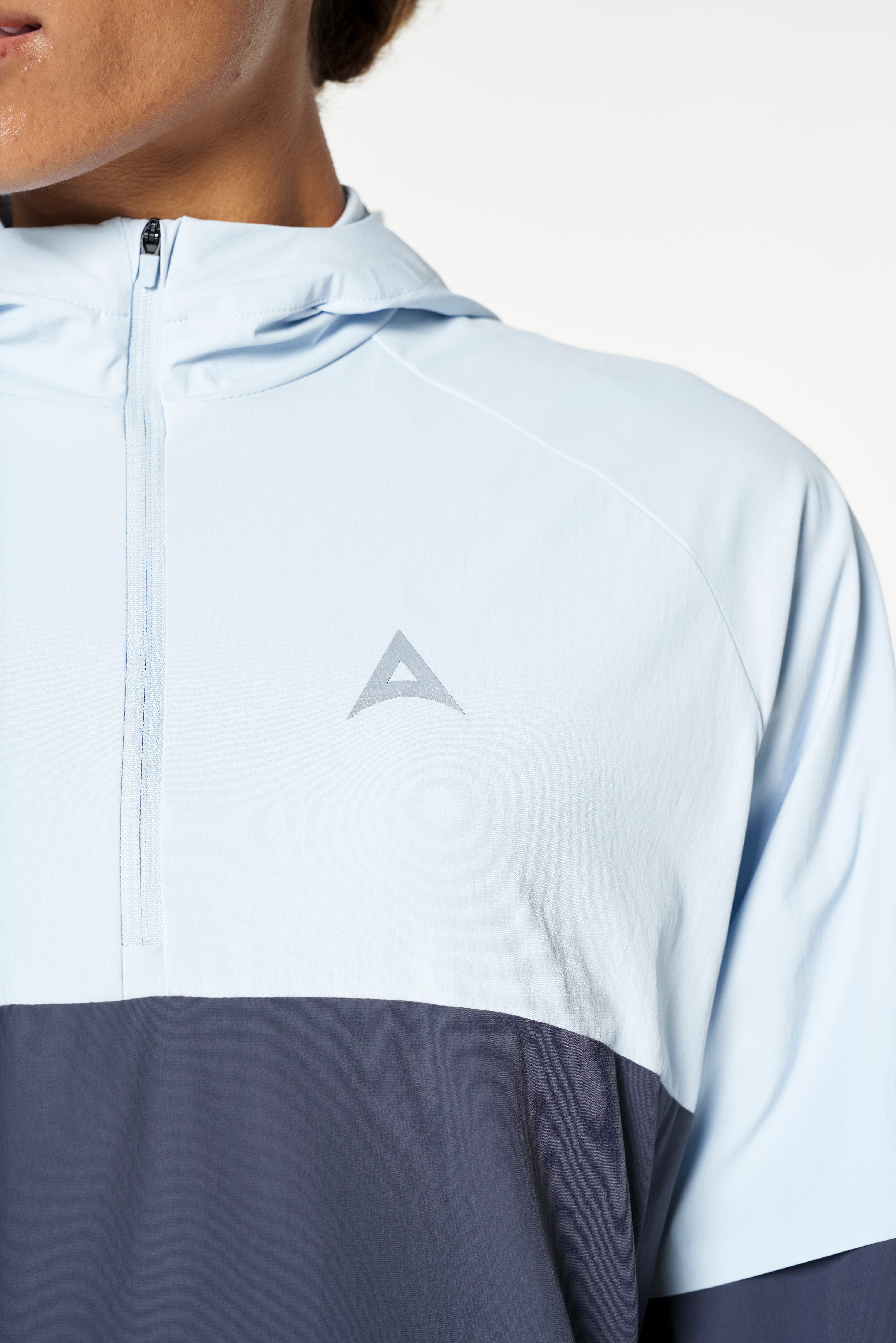 WOMENS QUARTER ZIP JACKET - BLUE