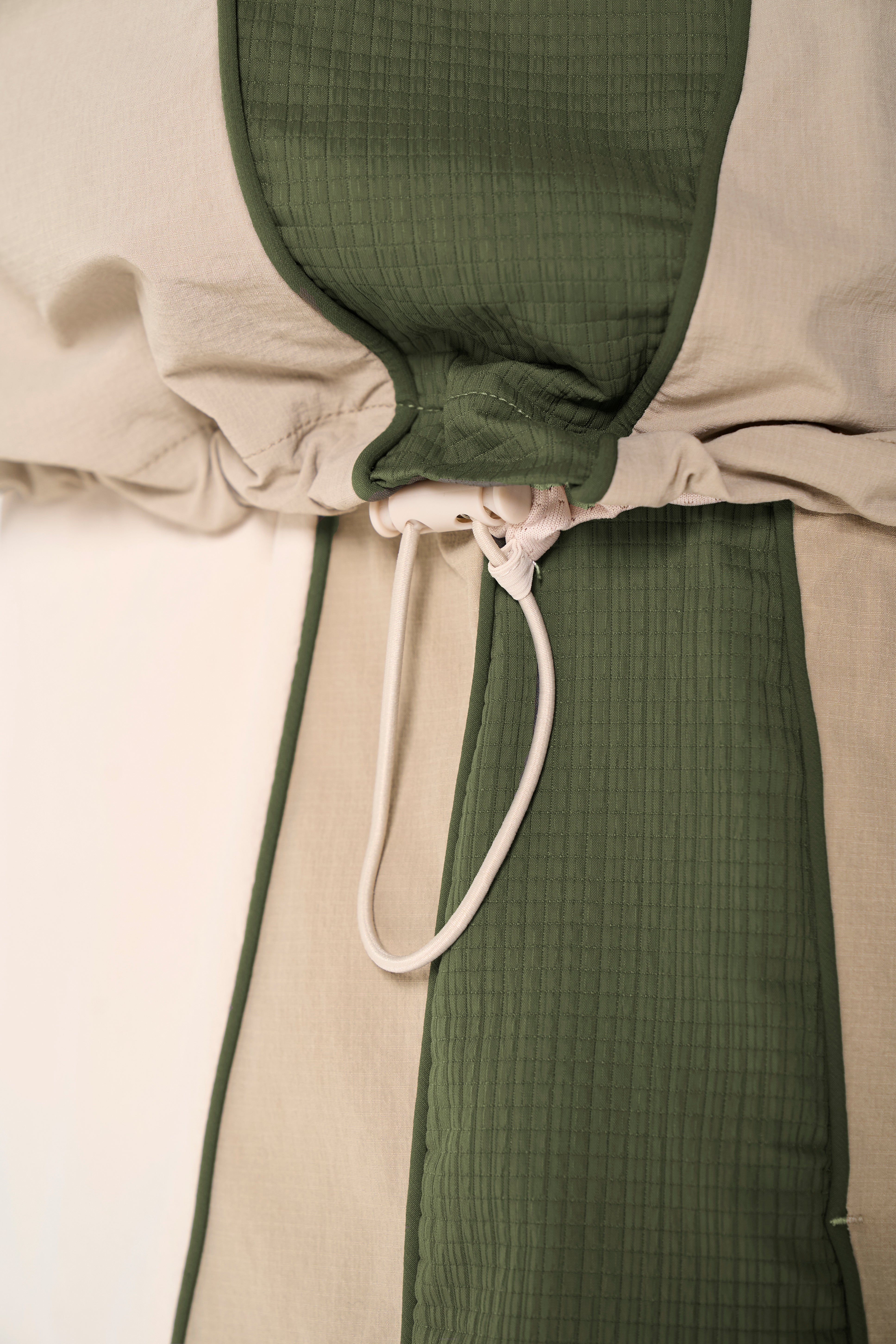 Men's Textured Vest - Beige / Mid Brown