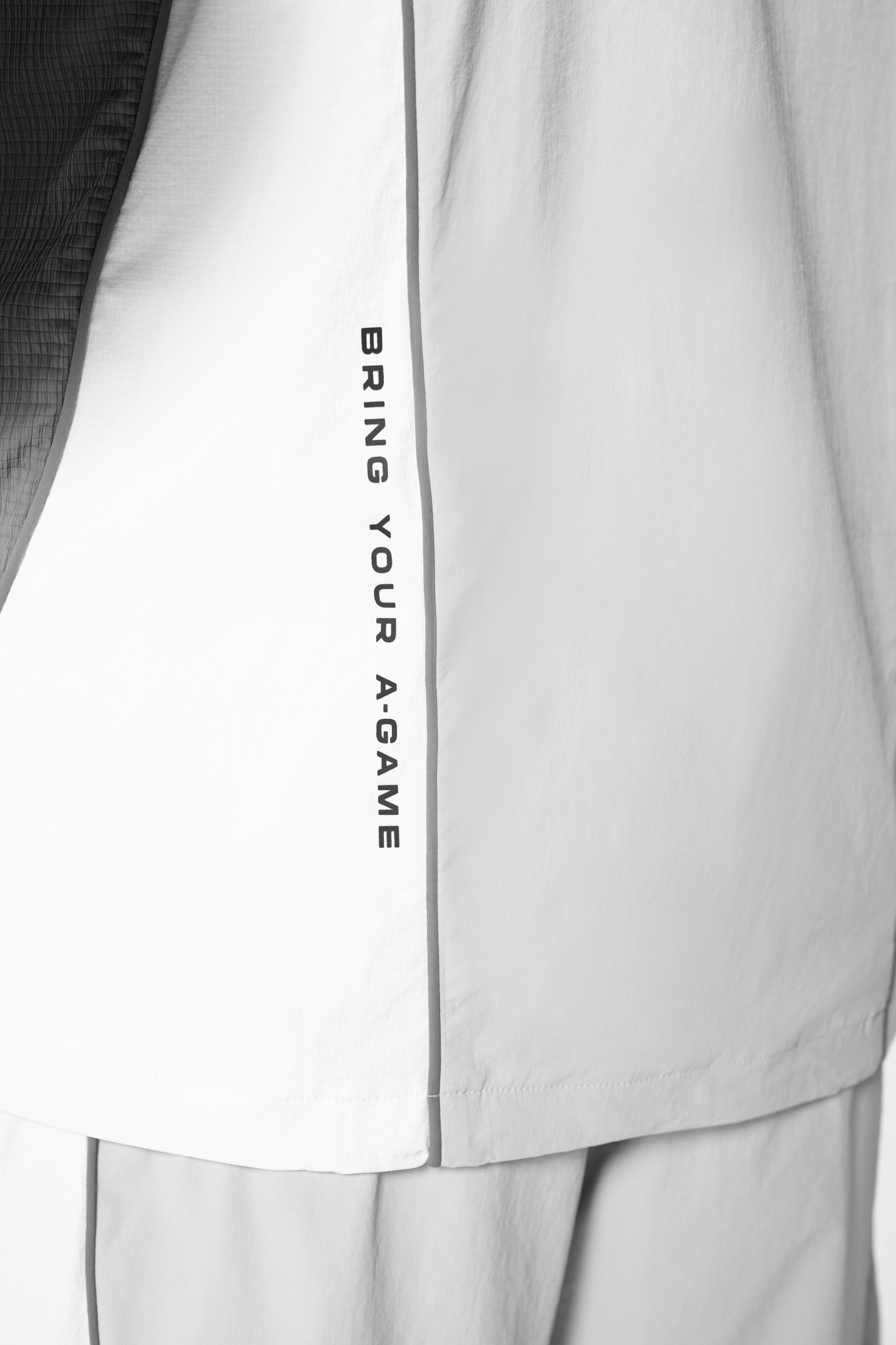 Men's Textured Vest - Grey / White