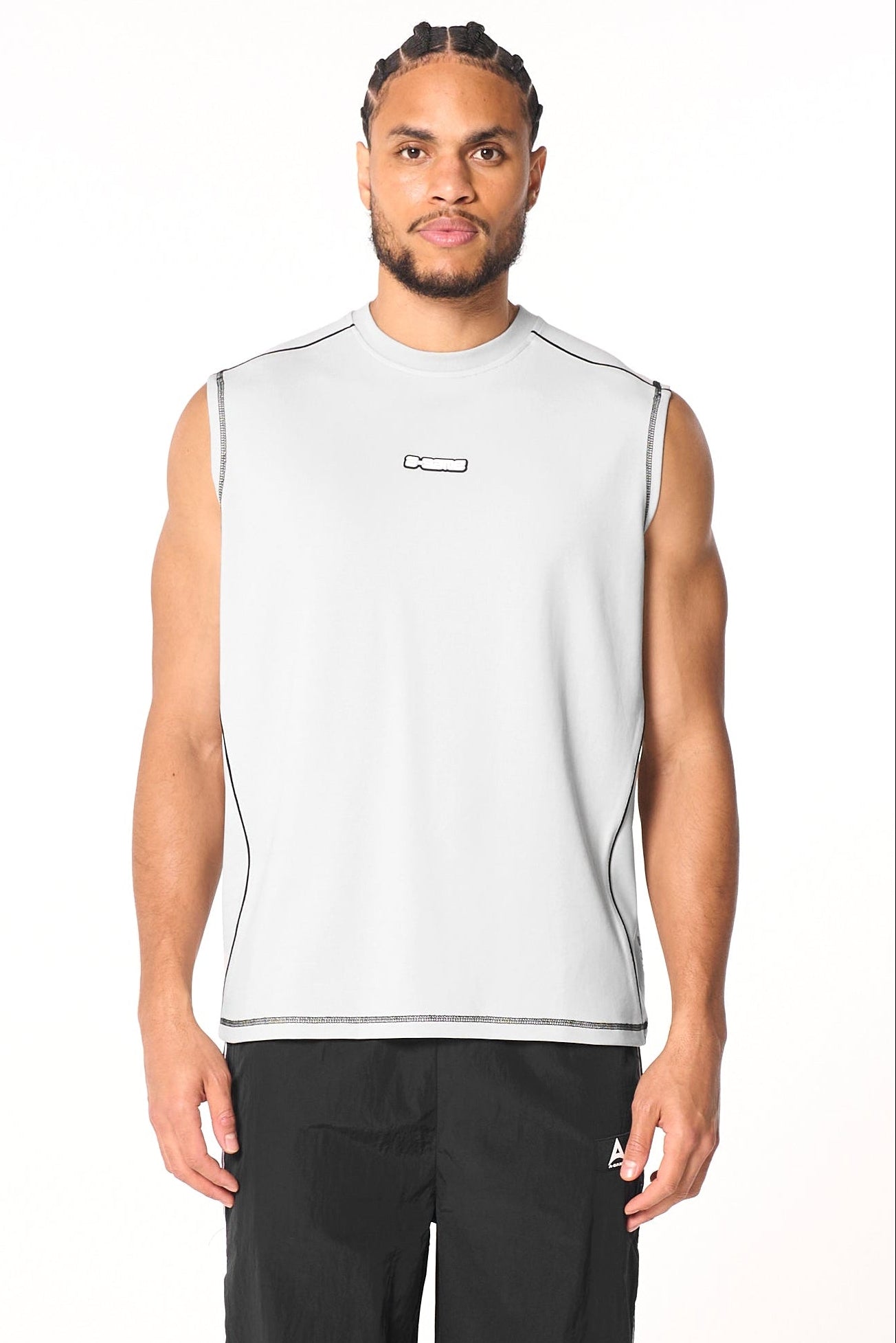 Men's Seam Detail Tech T-Shirt - Grey