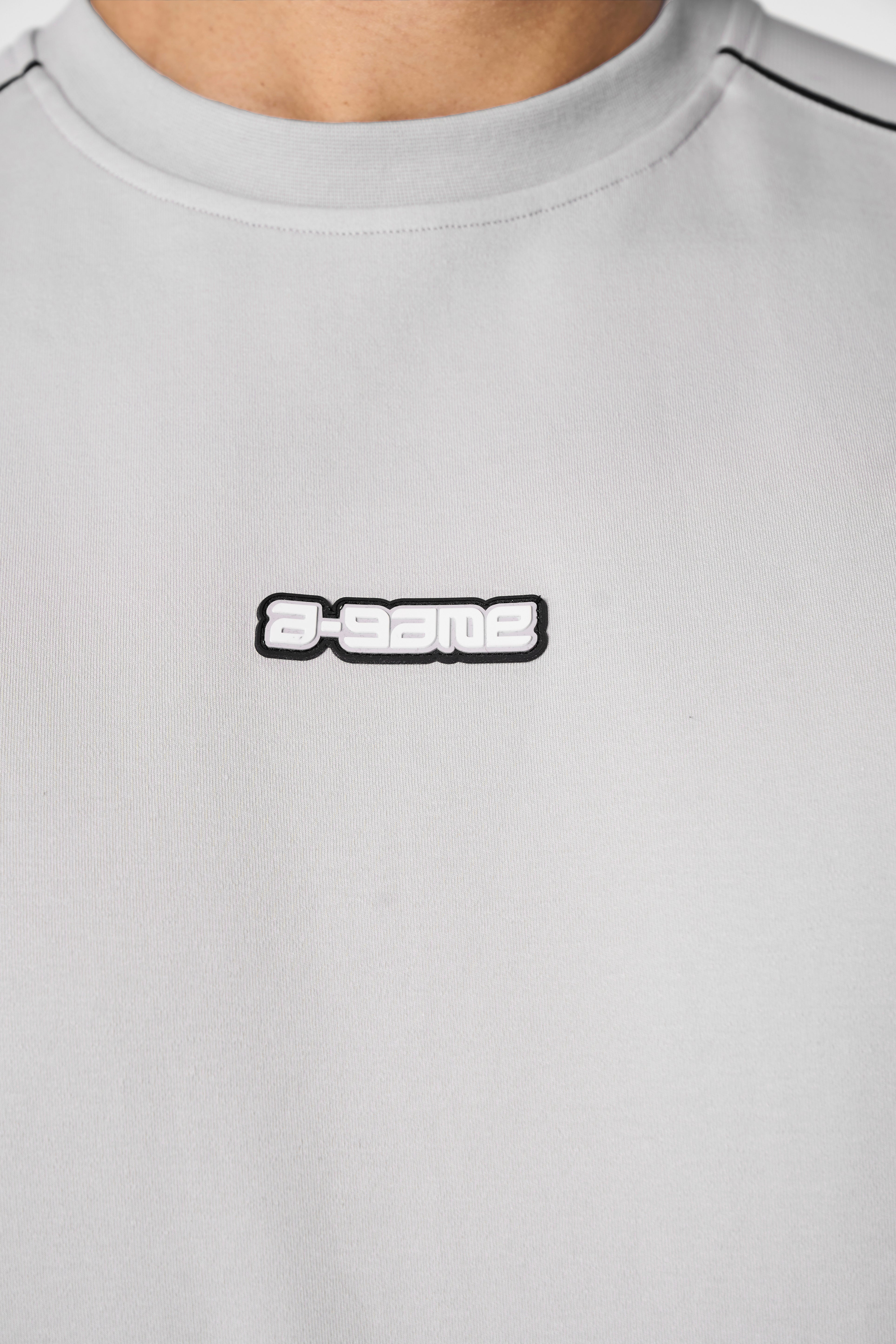 Men's Seam Detail Tech T-Shirt - Grey