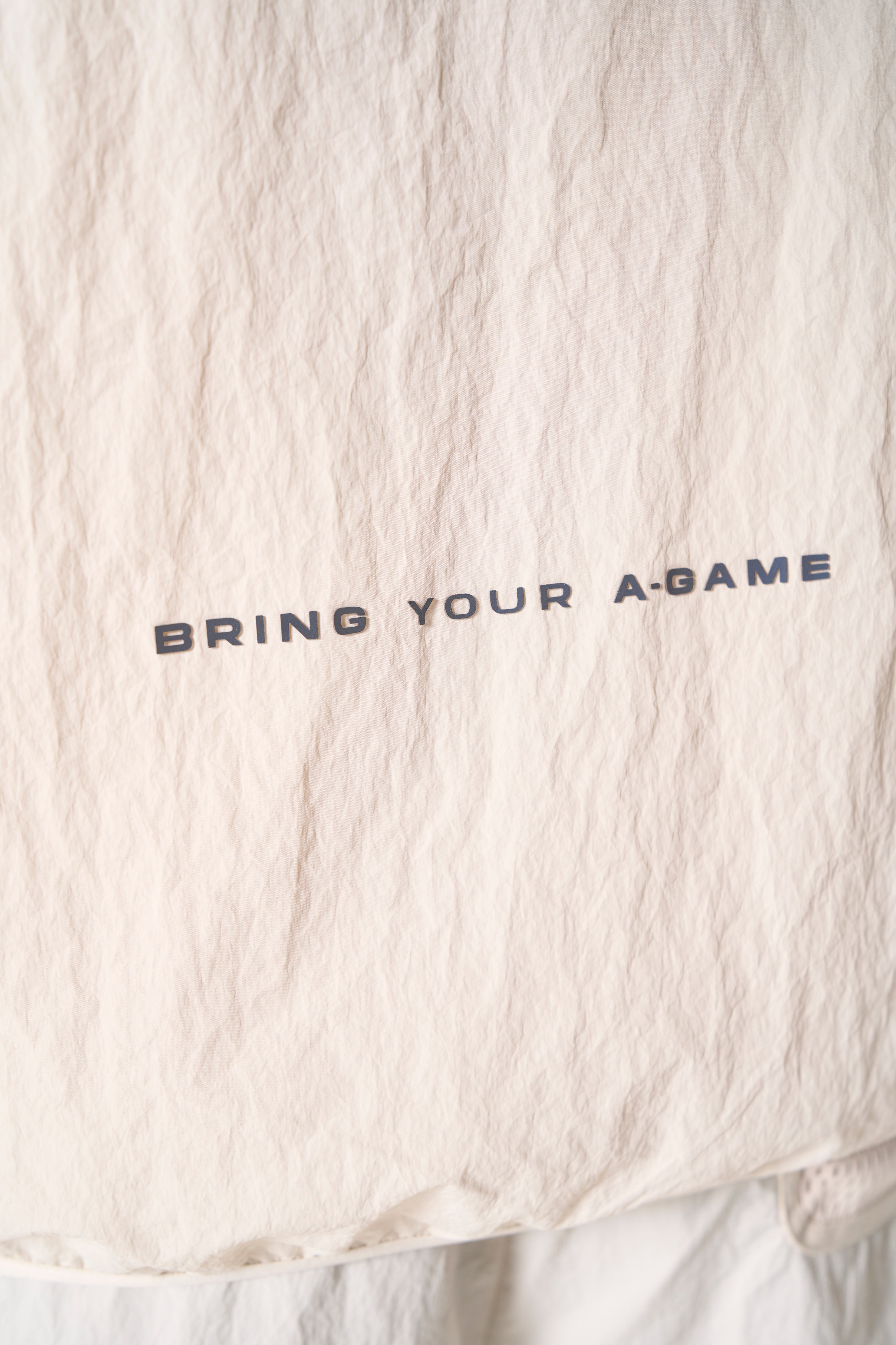 Men's Woven Tech Top - Beige