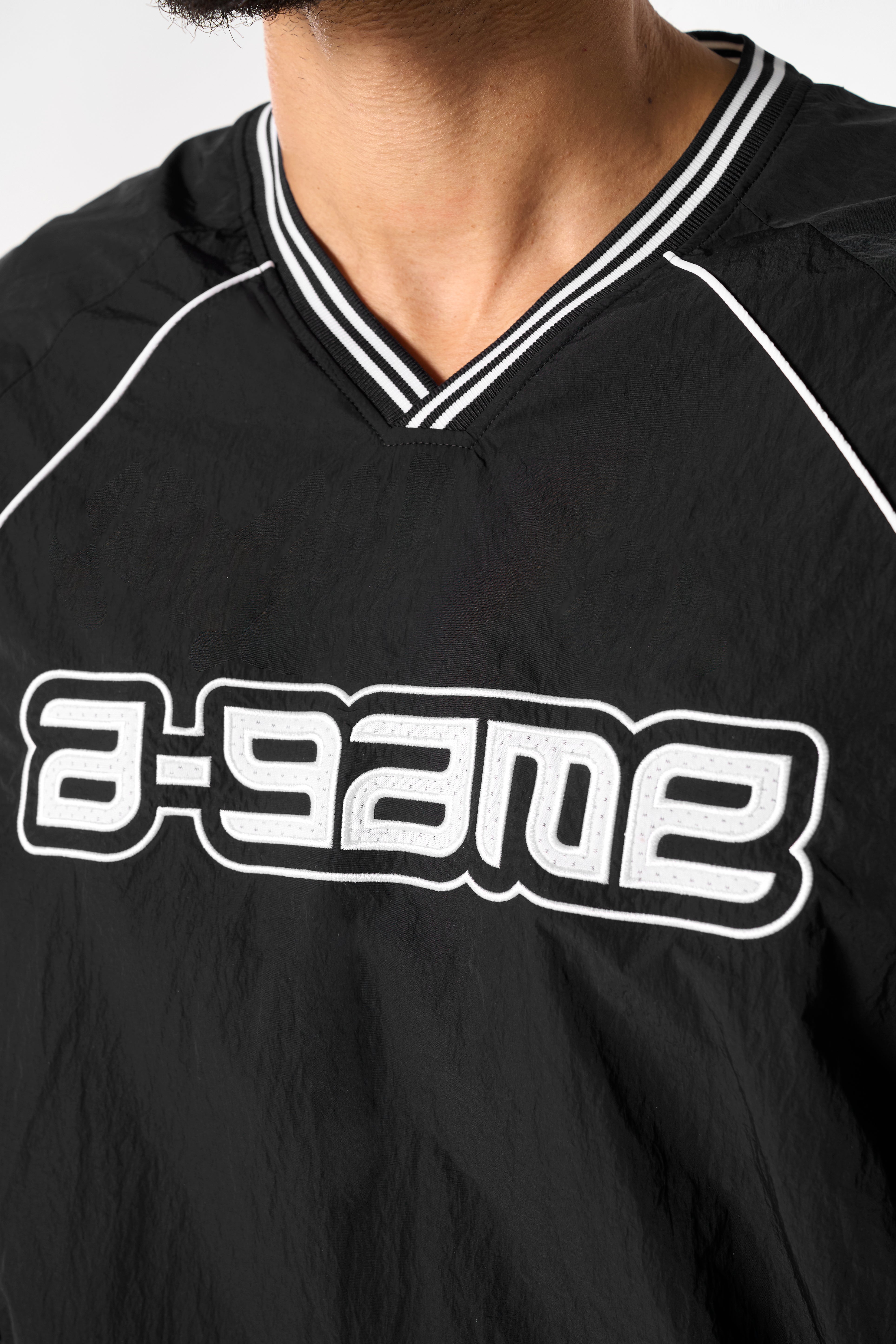 Men's Woven Tech Top - Black