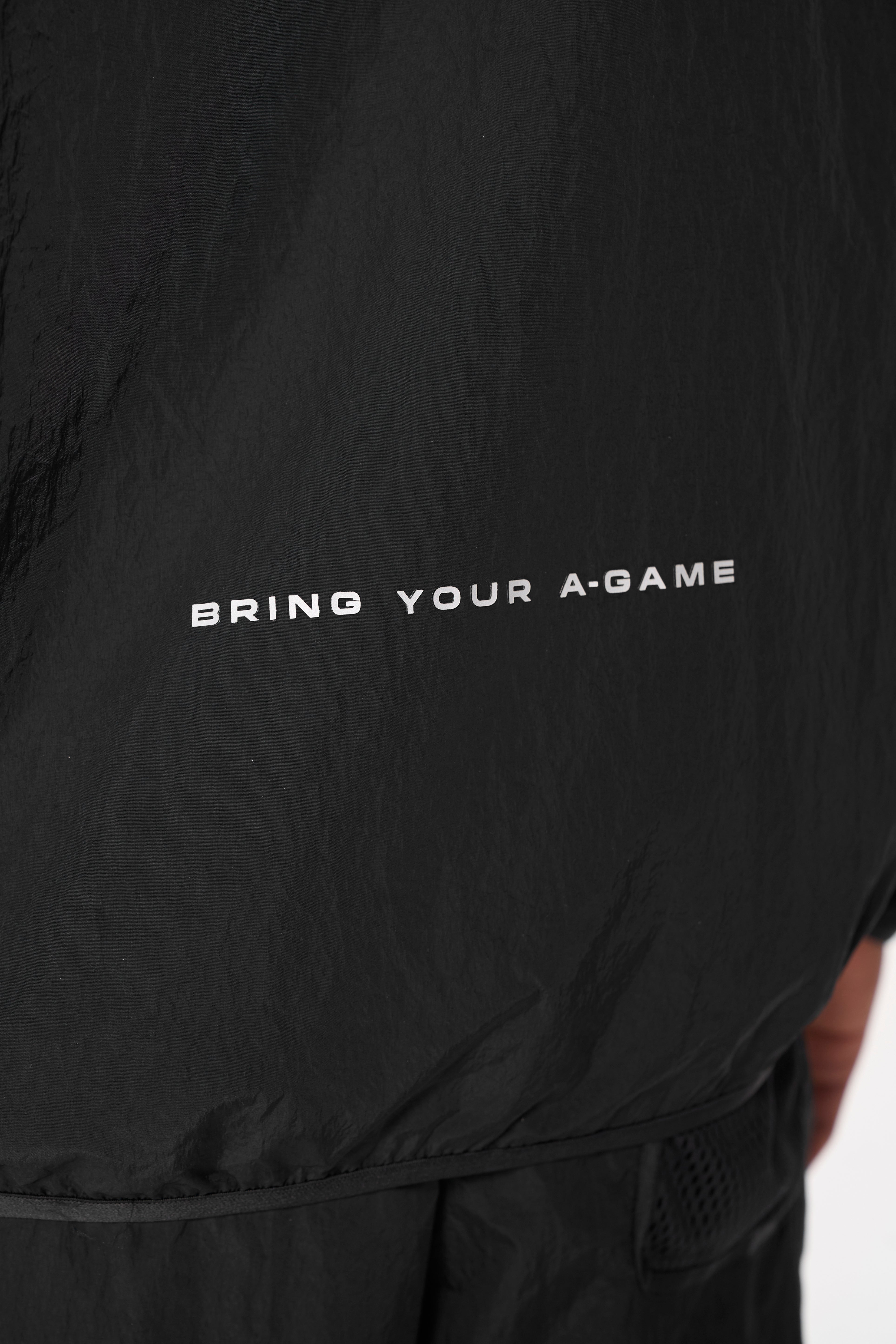 Men's Woven Tech Top - Black