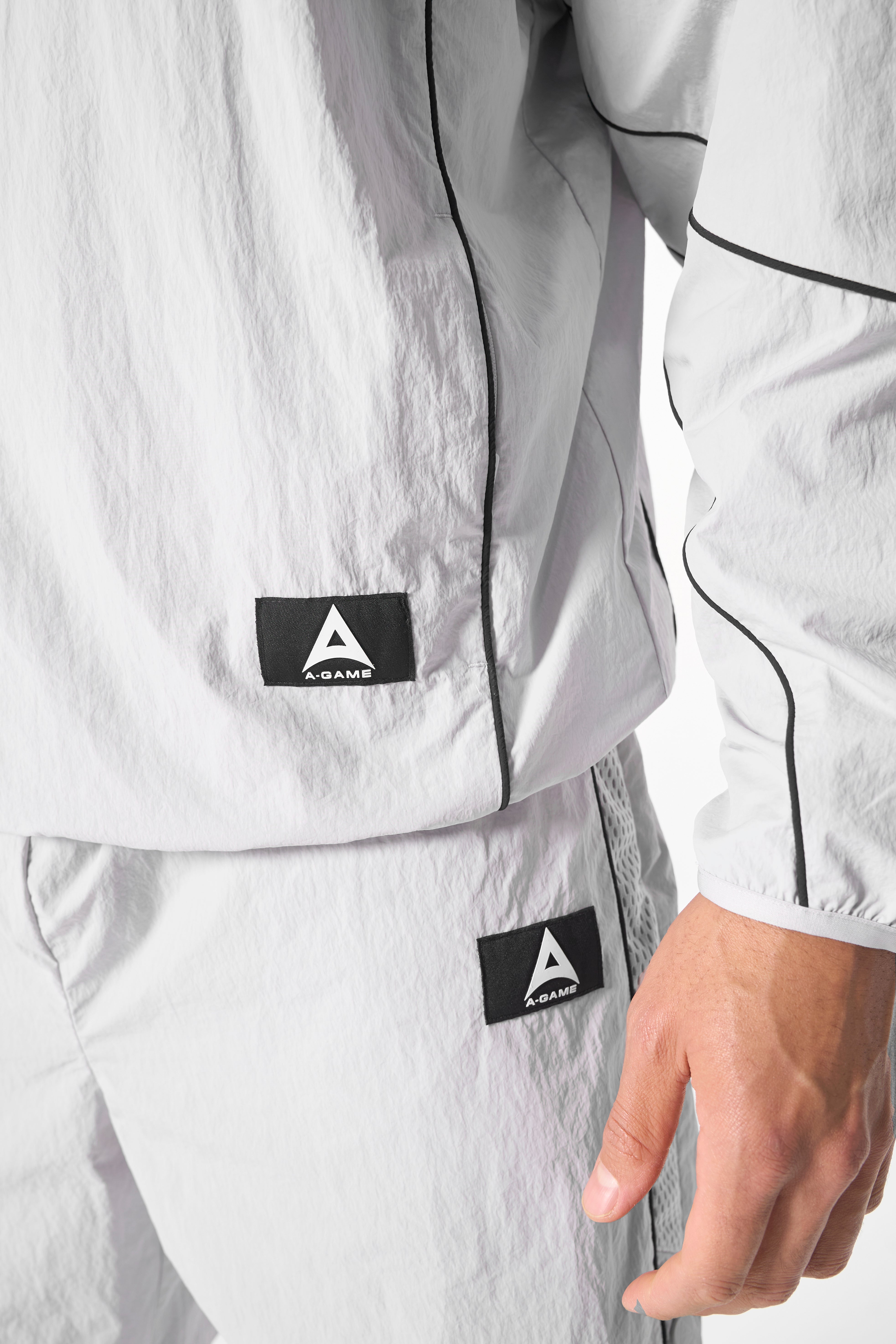 Men's Woven Tech Top - Grey