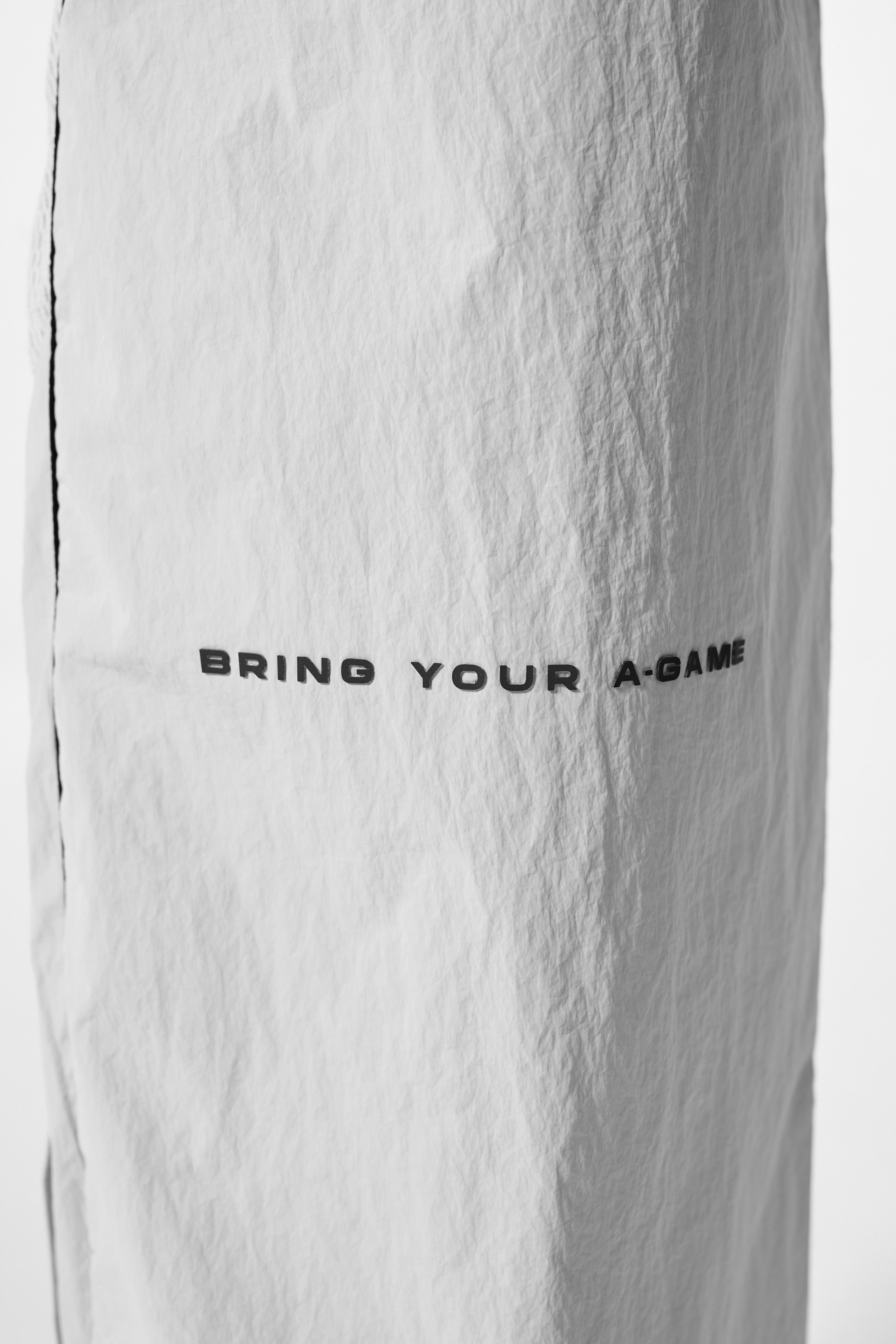 Men's Woven Tech Popper Pants - Grey