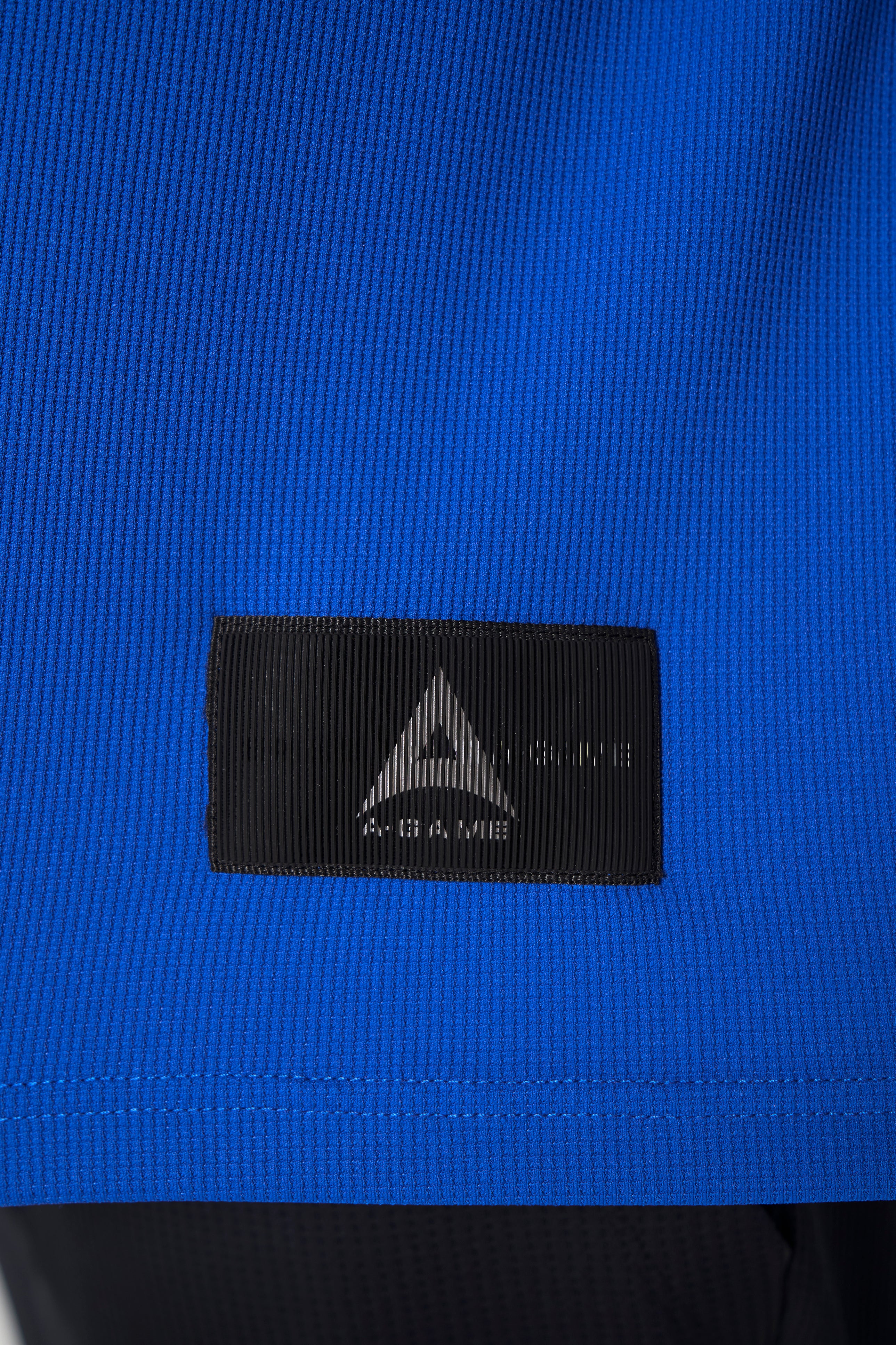 MENS LIFEWEAR WAFFLE TECH T-SHIRT - COBALT BLUE