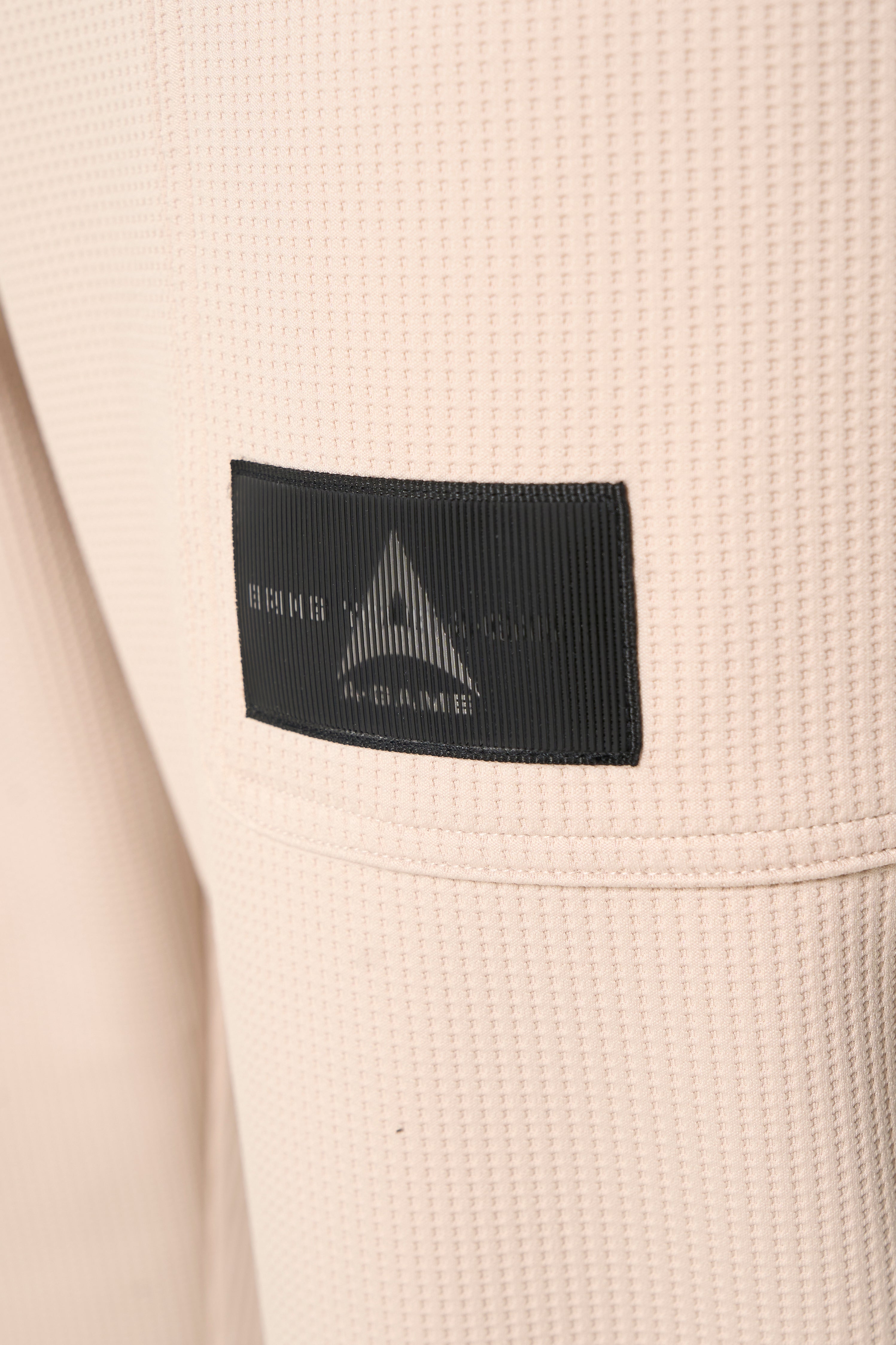 MENS LIFEWEAR WAFFLE TECH JOGGERS - BEIGE