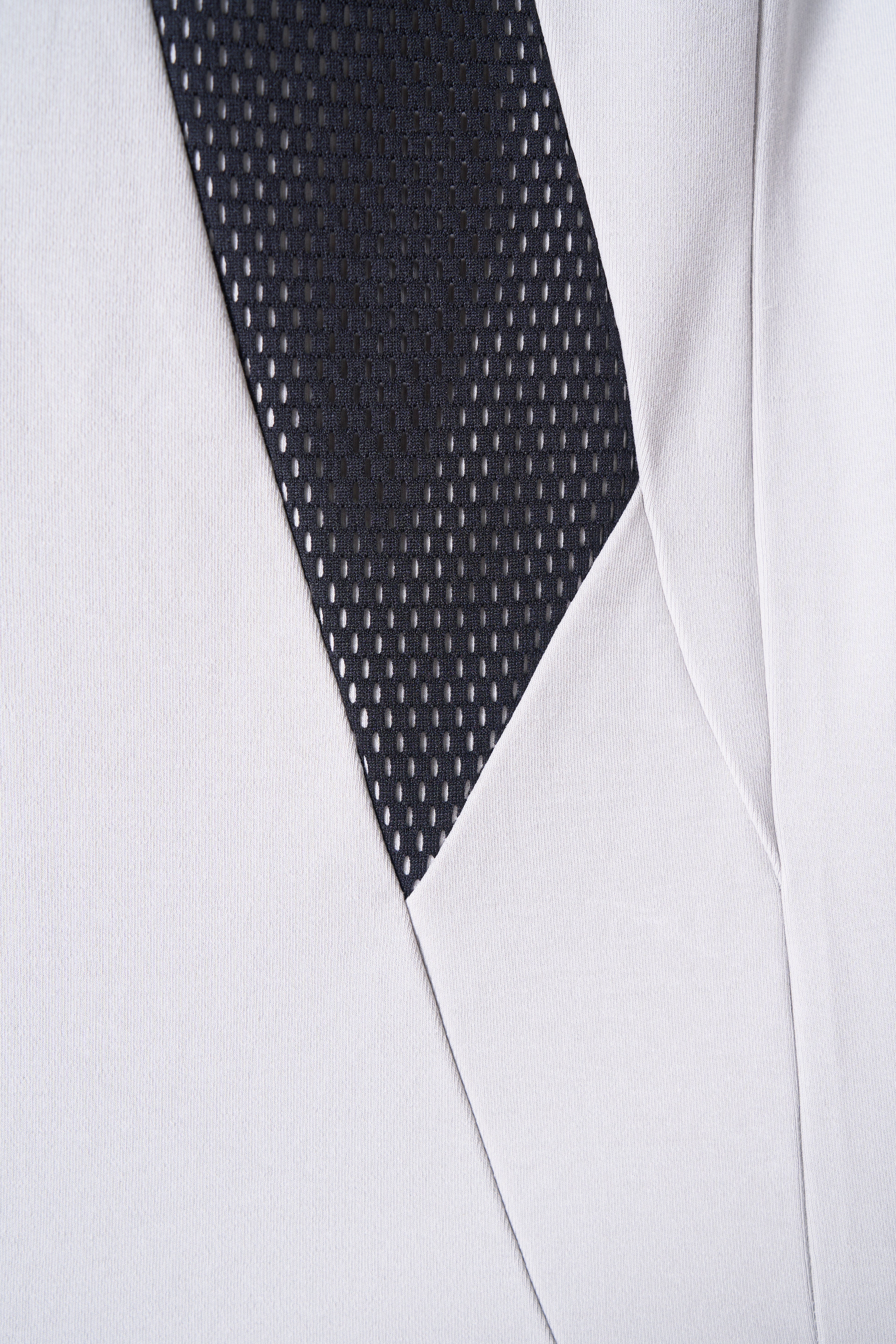 MENS LIFEWEAR PANELLED MESH SPORT T-SHIRT - GREY / BLACK