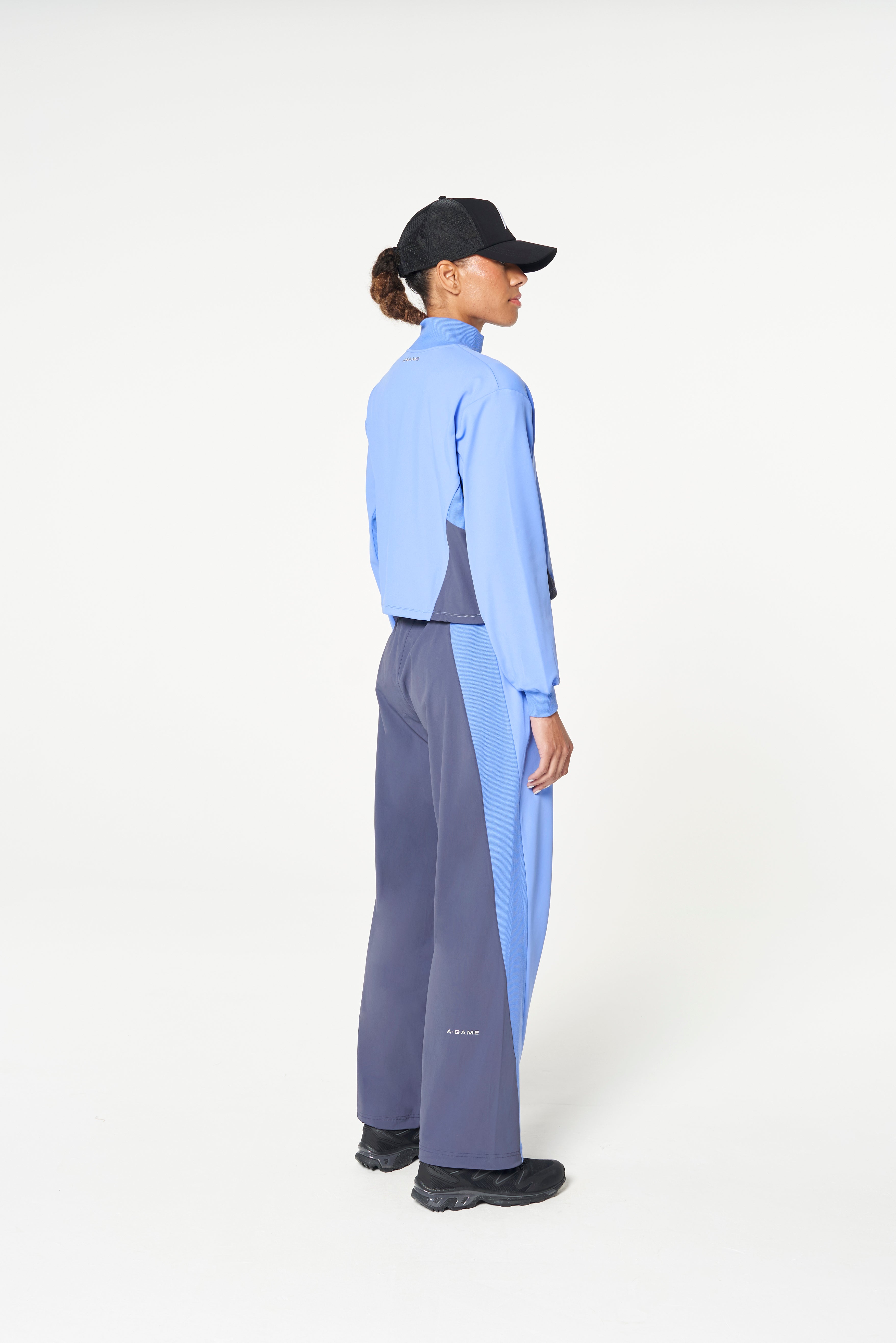 Women's Oversized Track Jacket - Cornflower