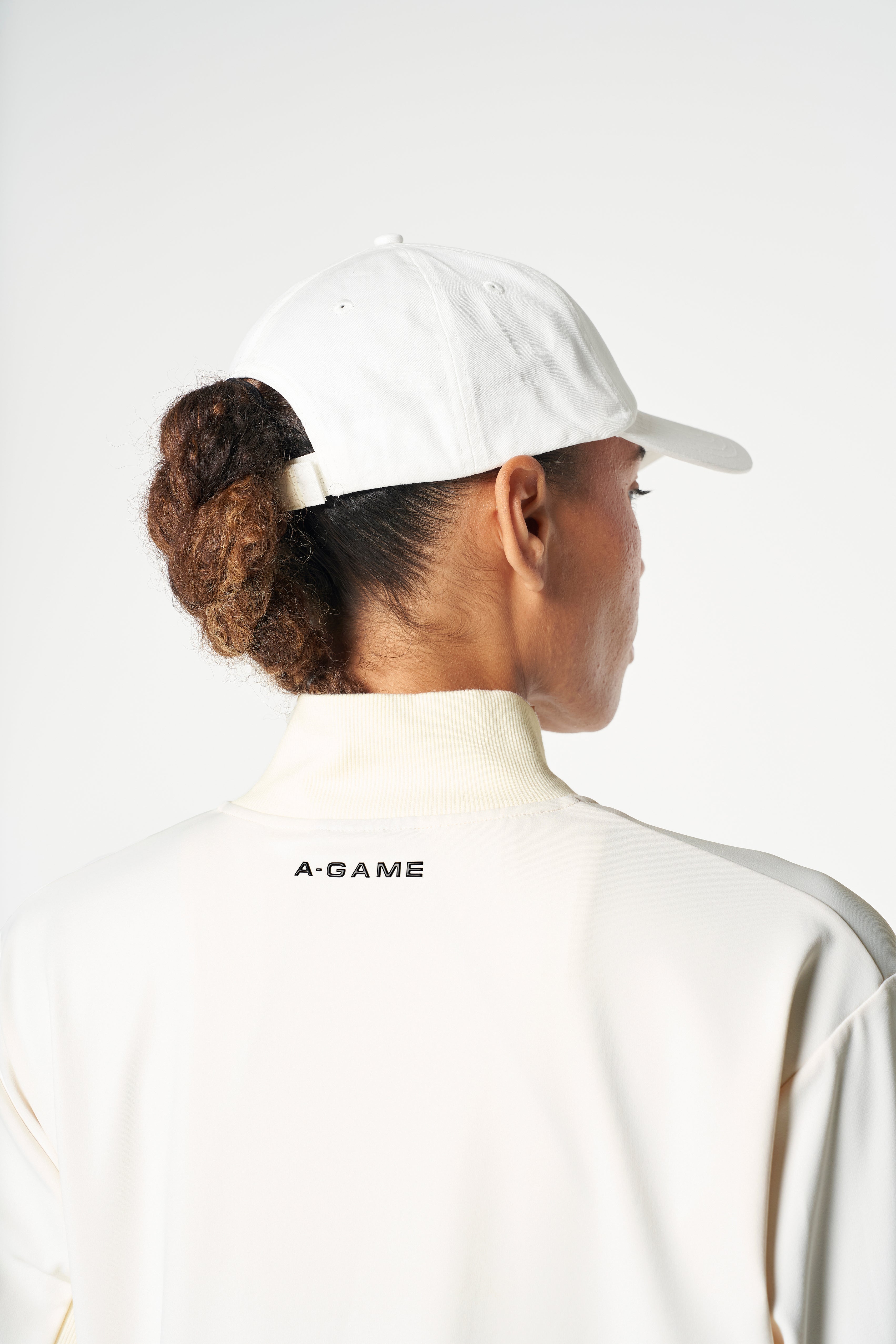 Women's Oversized Track Jacket - Ecru