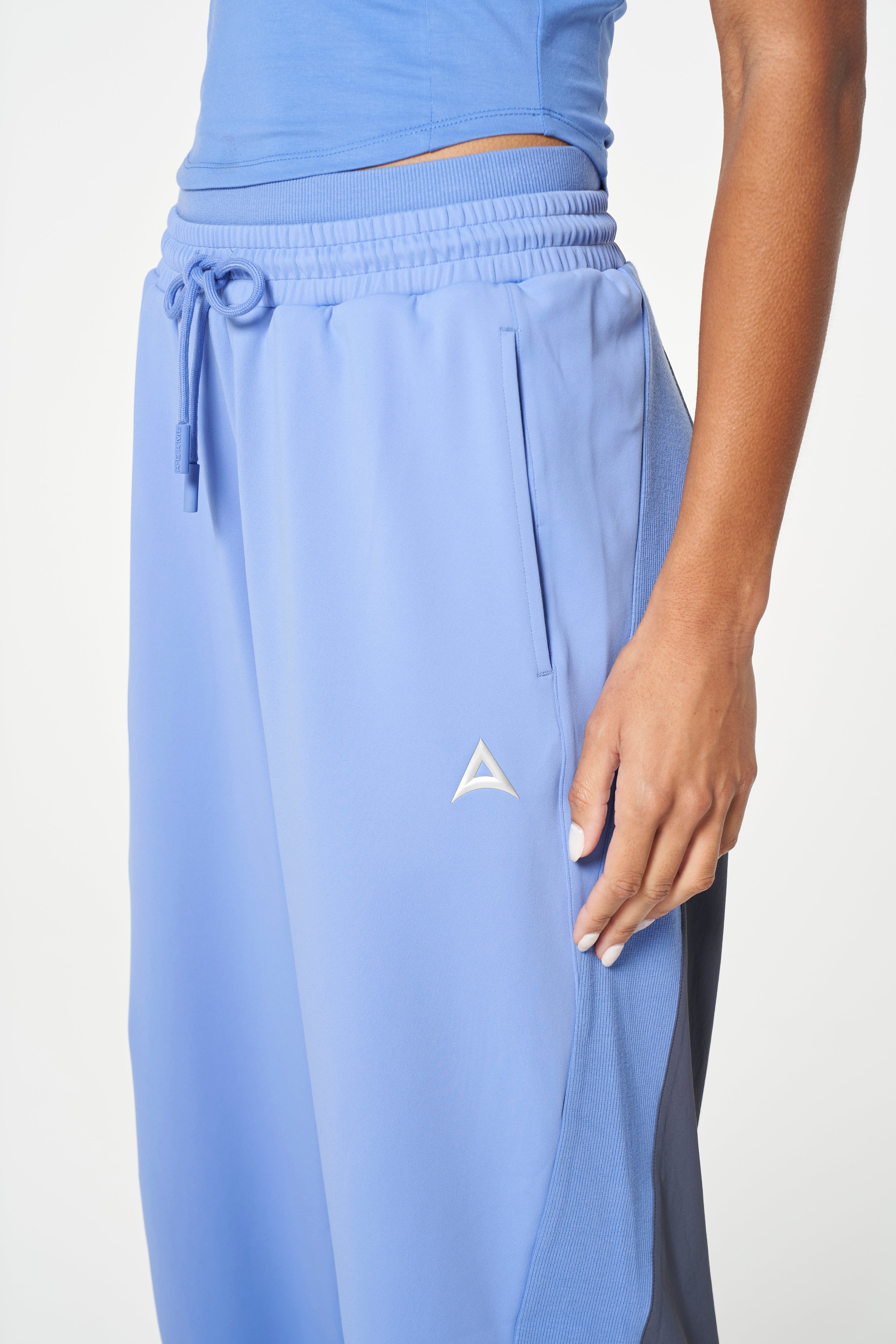 Women's Oversized Track Pants - Cornflower
