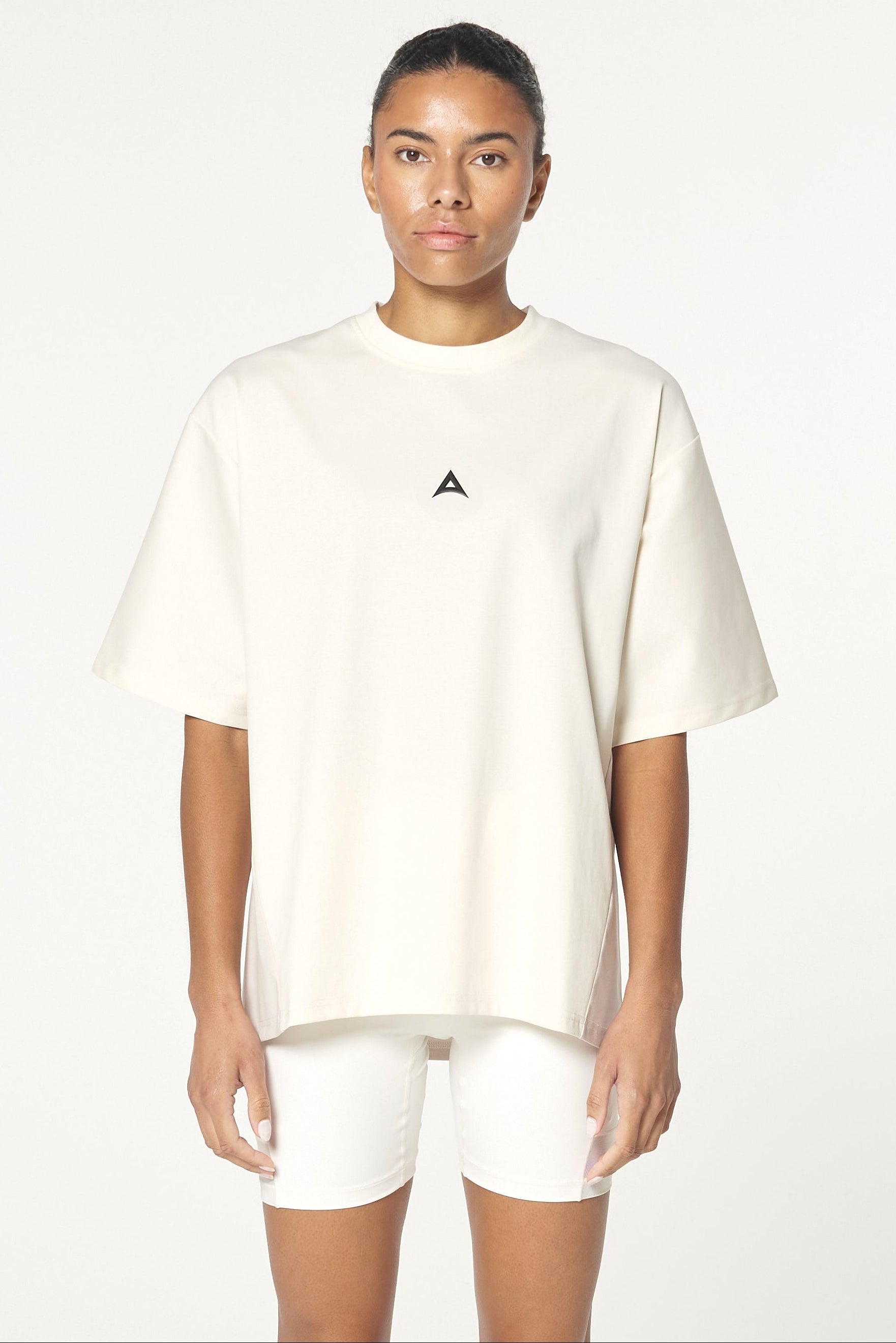 WOMENS LIFEWEAR OVERSIZED T-SHIRT - ECRU