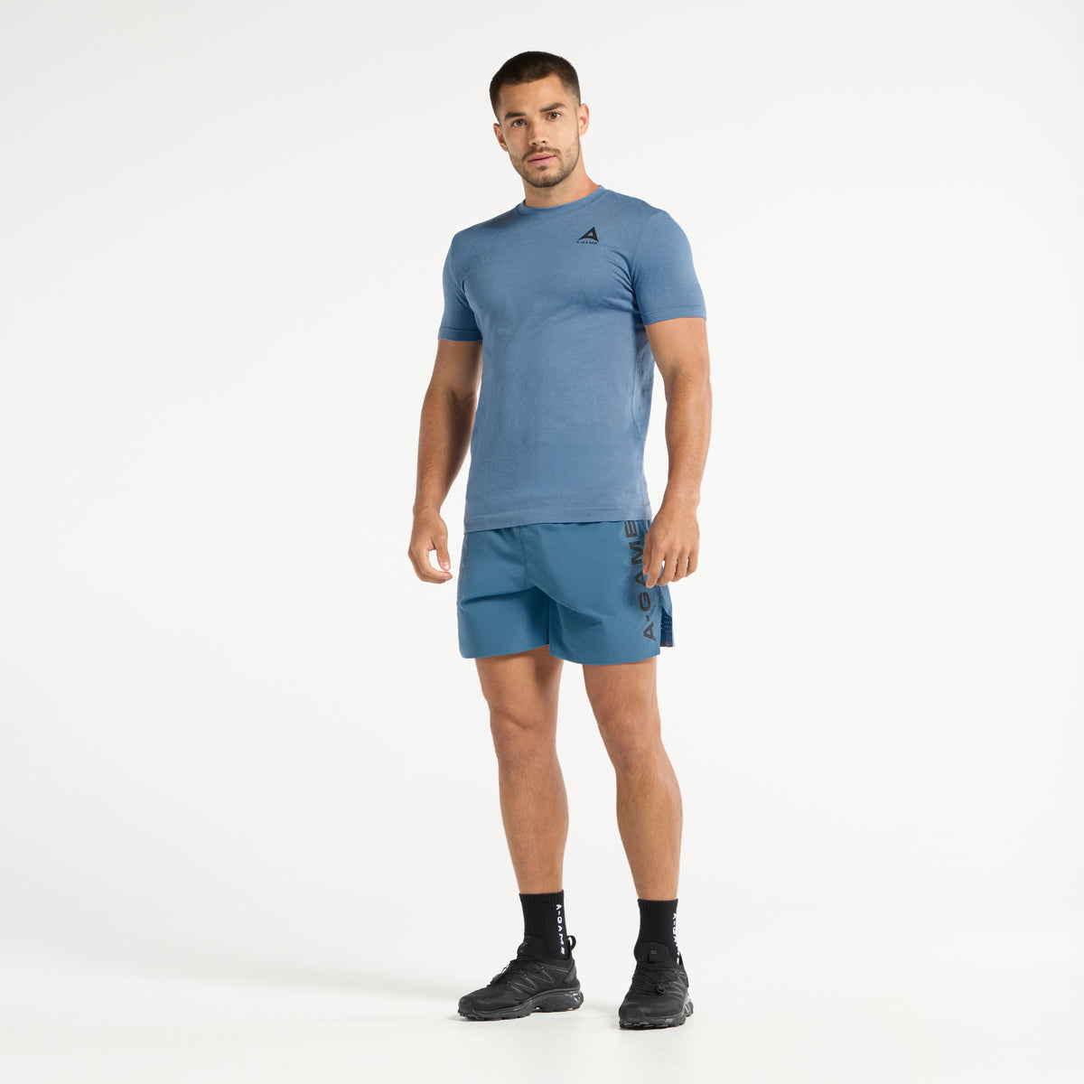 Men's Seamless T-Shirt - Ocean Blue