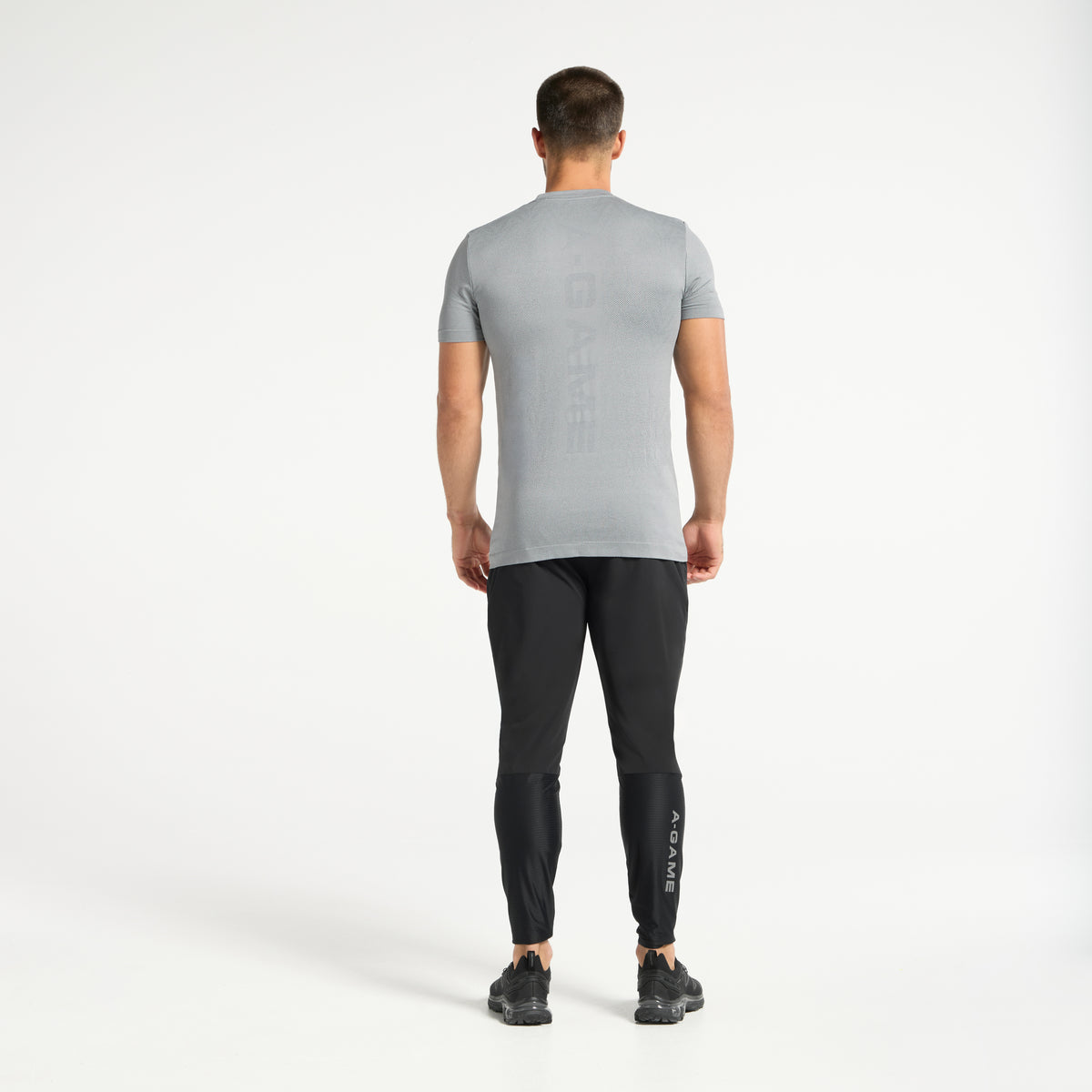 Men's Seamless T-Shirt - Steel Grey