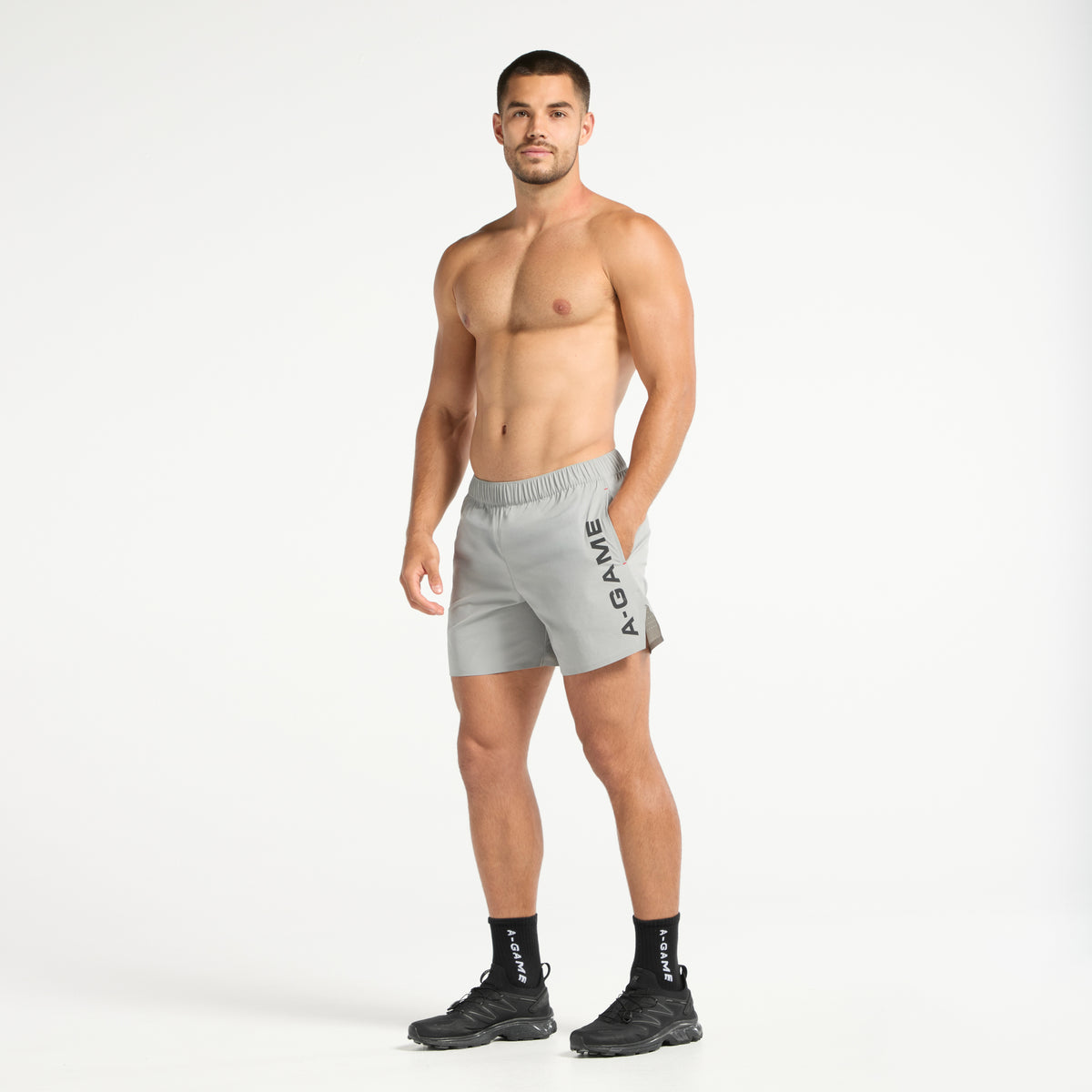 Men's Core Training Shorts - Steel Grey