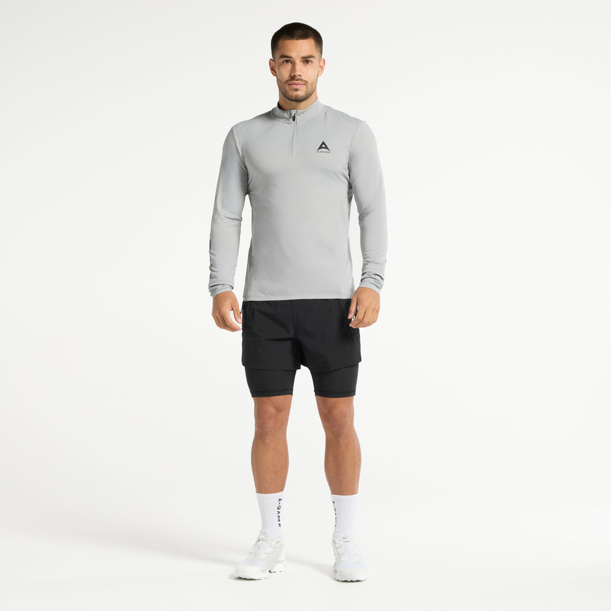 Men's Performance Long Sleeve Top - Steel Grey