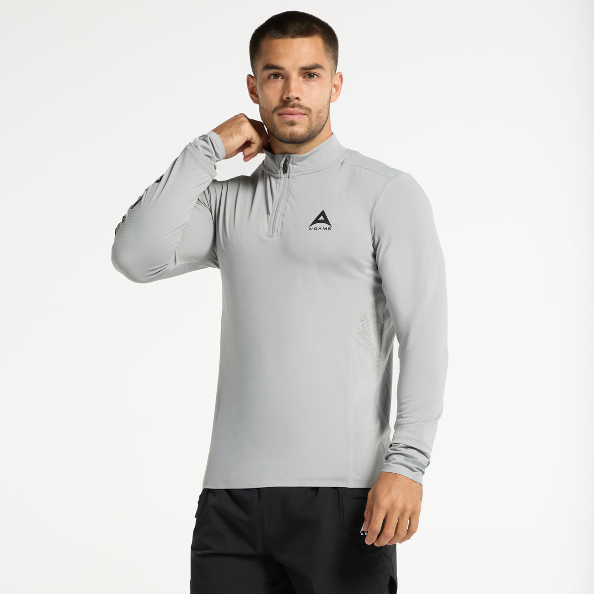 Men's Performance Long Sleeve Top - Steel Grey